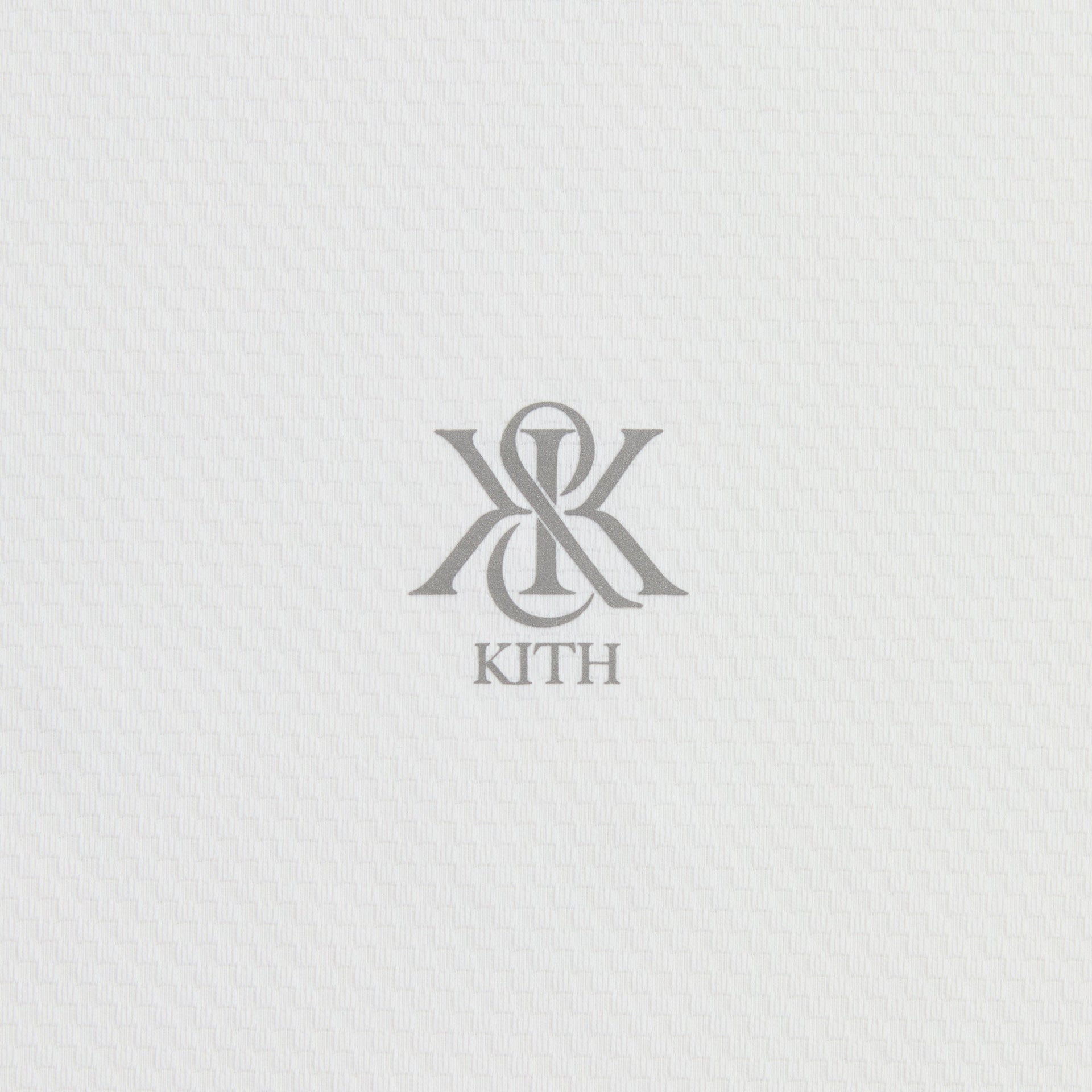 Kith Scratch Long Sleeve Mock Neck - White