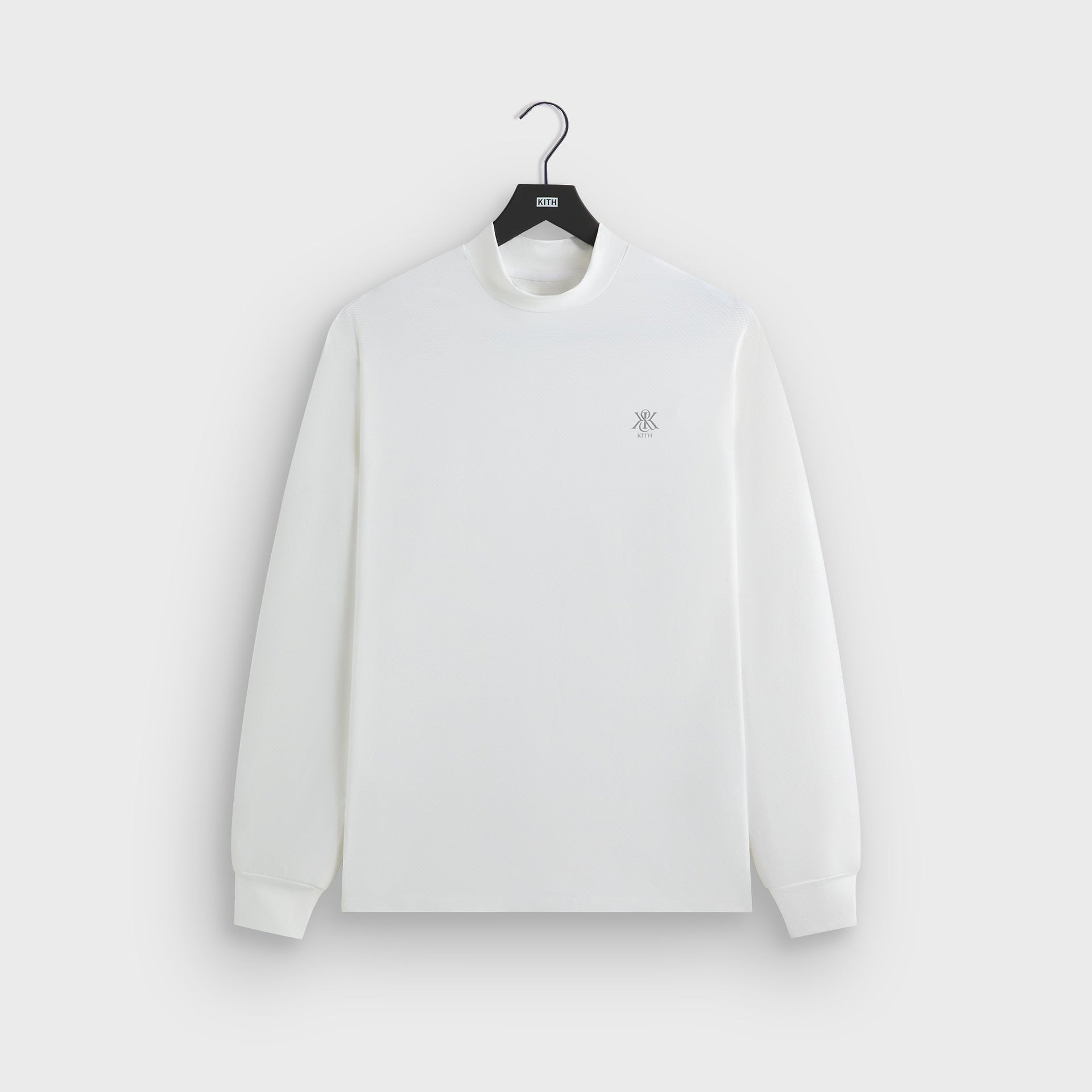 Kith Scratch Long Sleeve Mock Neck - White