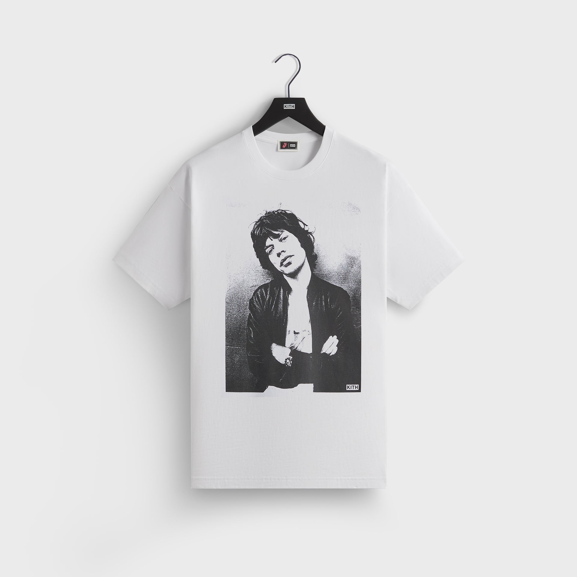 Kith for The Rolling Stones Mick Photo Vintage Tee - White