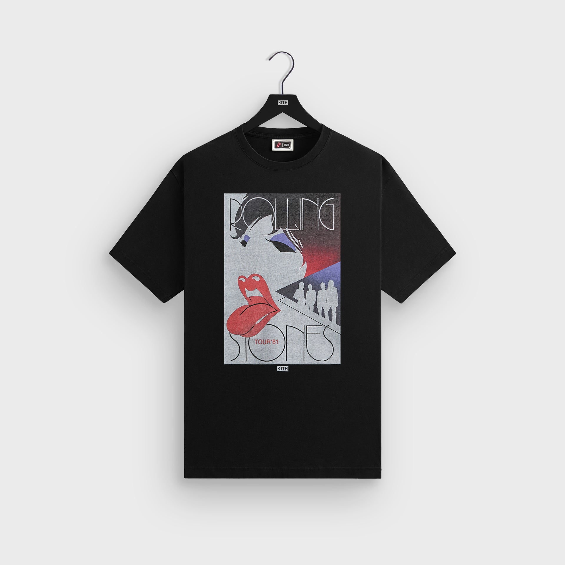 Kith for The Rolling Stones Tour 1981 Tee - Black
