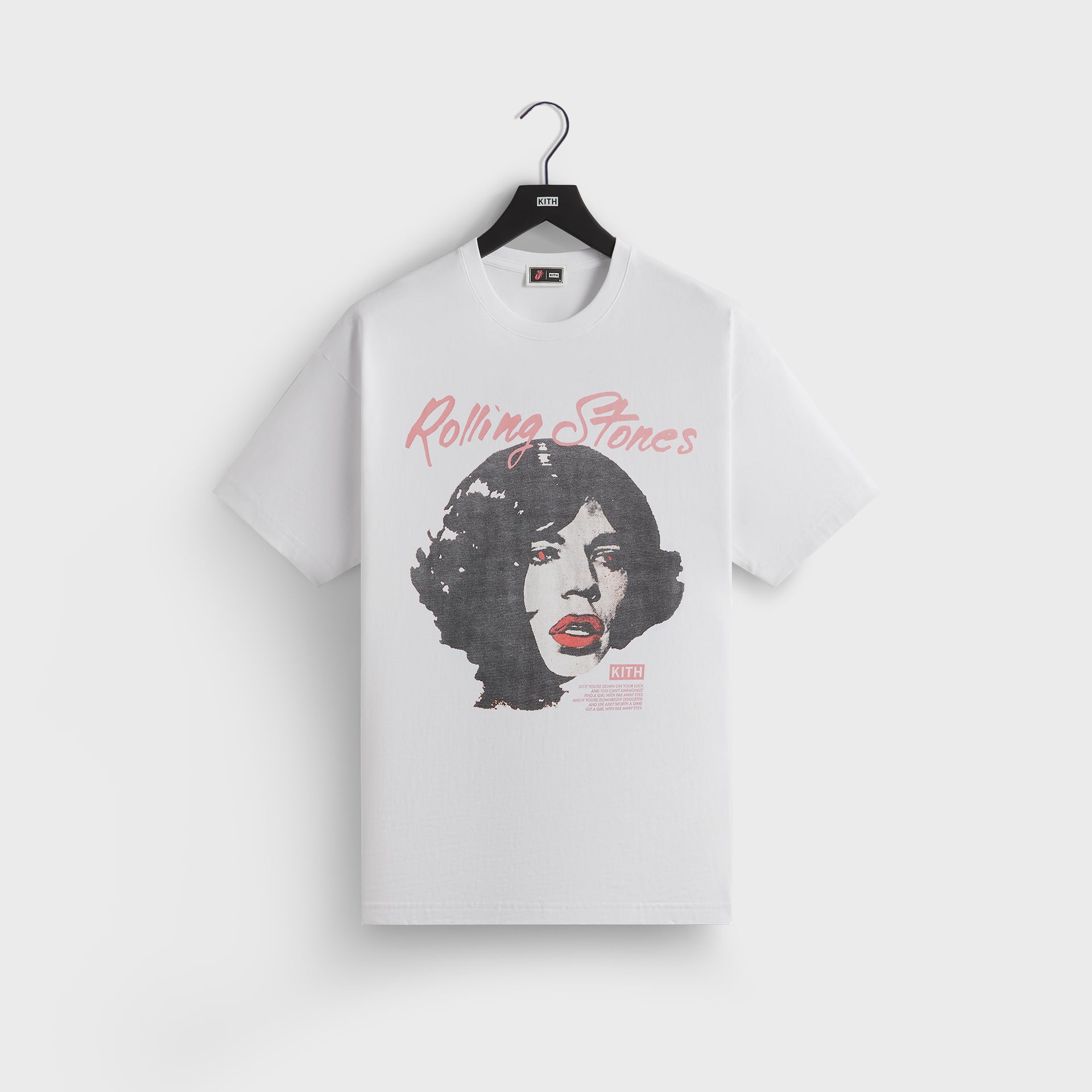 Kith for Rolling Stones Far Away Eyes Vintage Tee - White