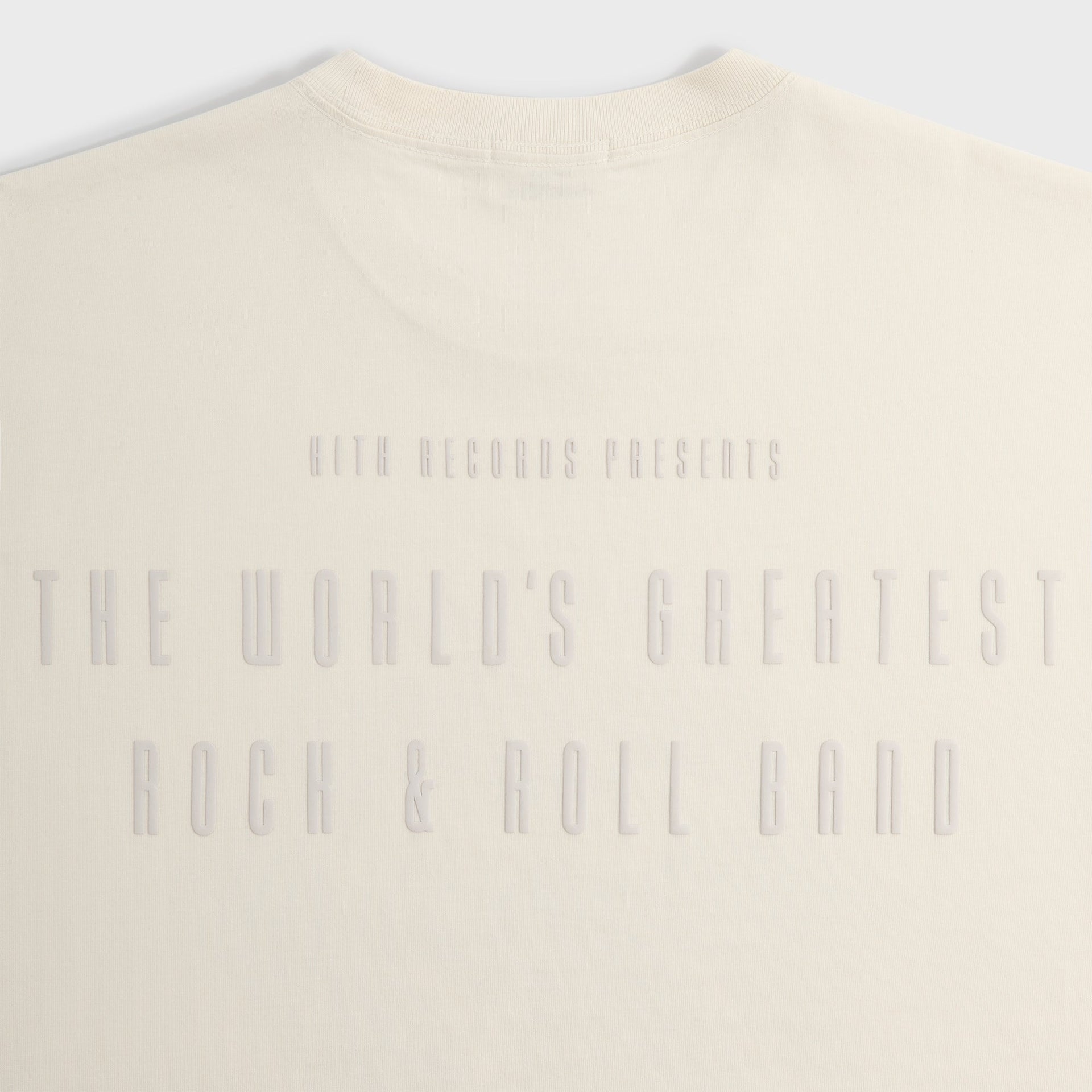 Kith for The Rolling Stones Monogram Tongue Tee - Sandrift