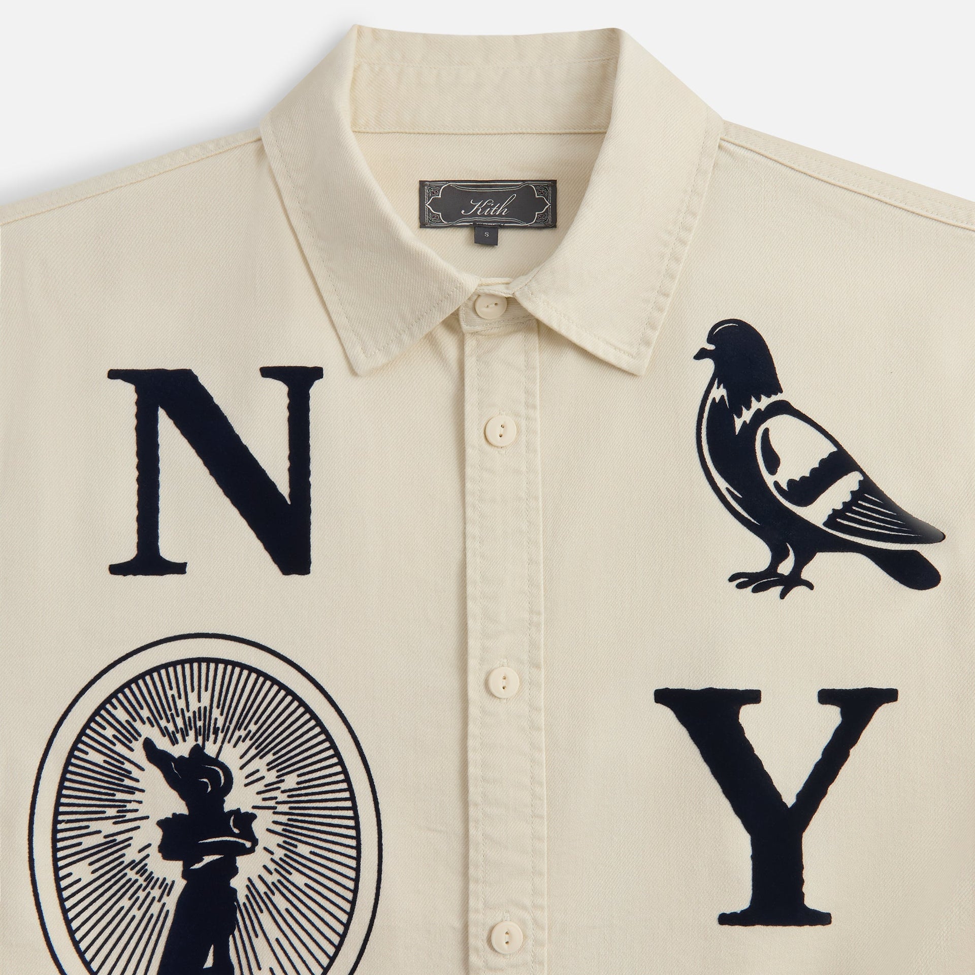 Kith Artisanal NY Graphic Apollo Shirt - Sandrift