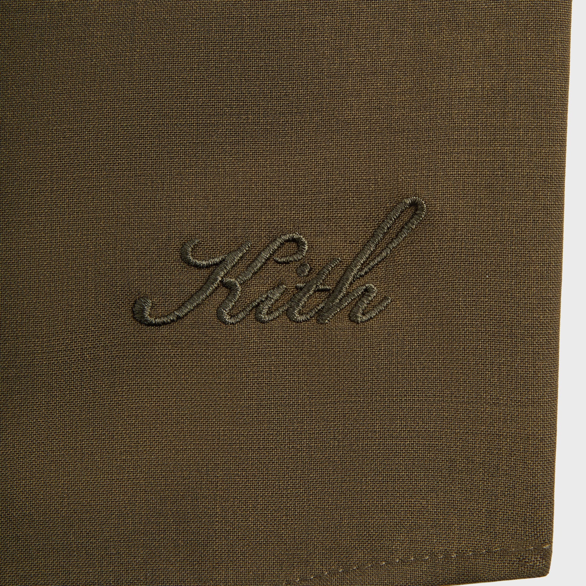 Kith Crochet Detail Apollo Shirt - Moss