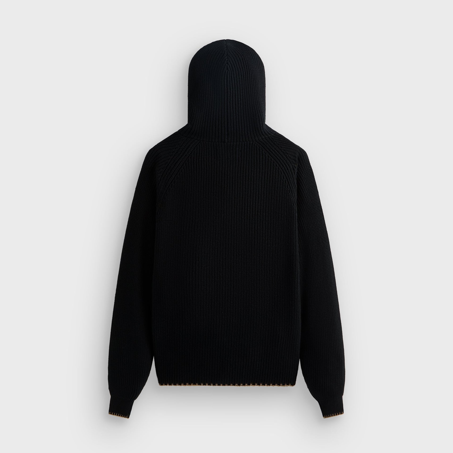 Kith Full Zip Miles Knit Hoodie - Black