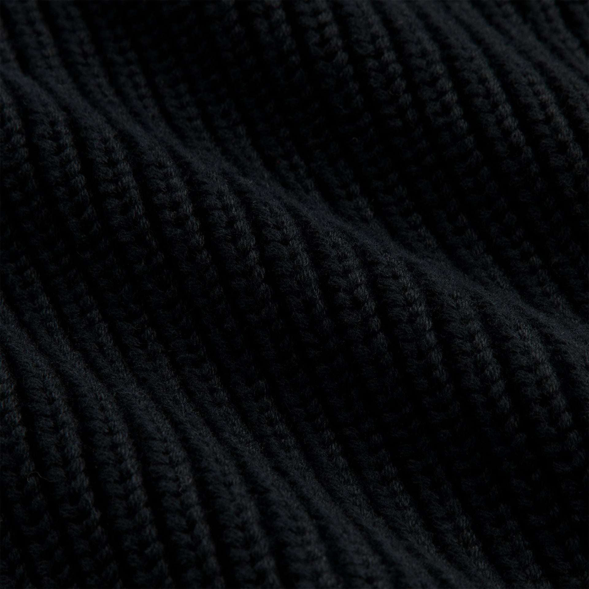 Kith Full Zip Miles Knit Hoodie - Black