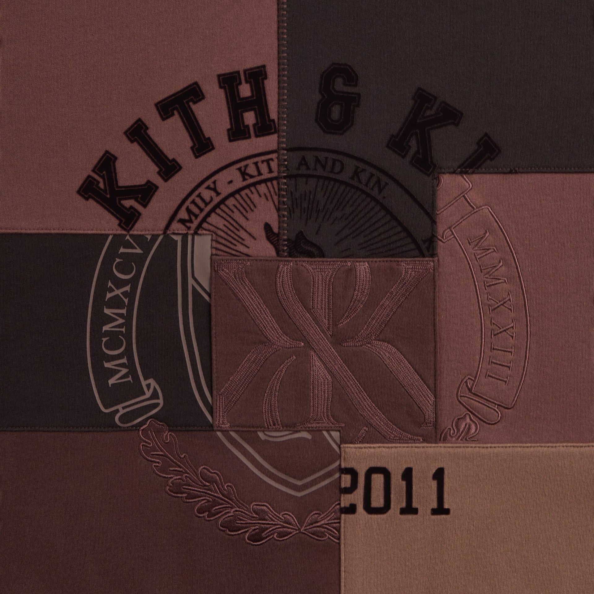 Kith Patchwork Fleece Nelson Crewneck - Studio