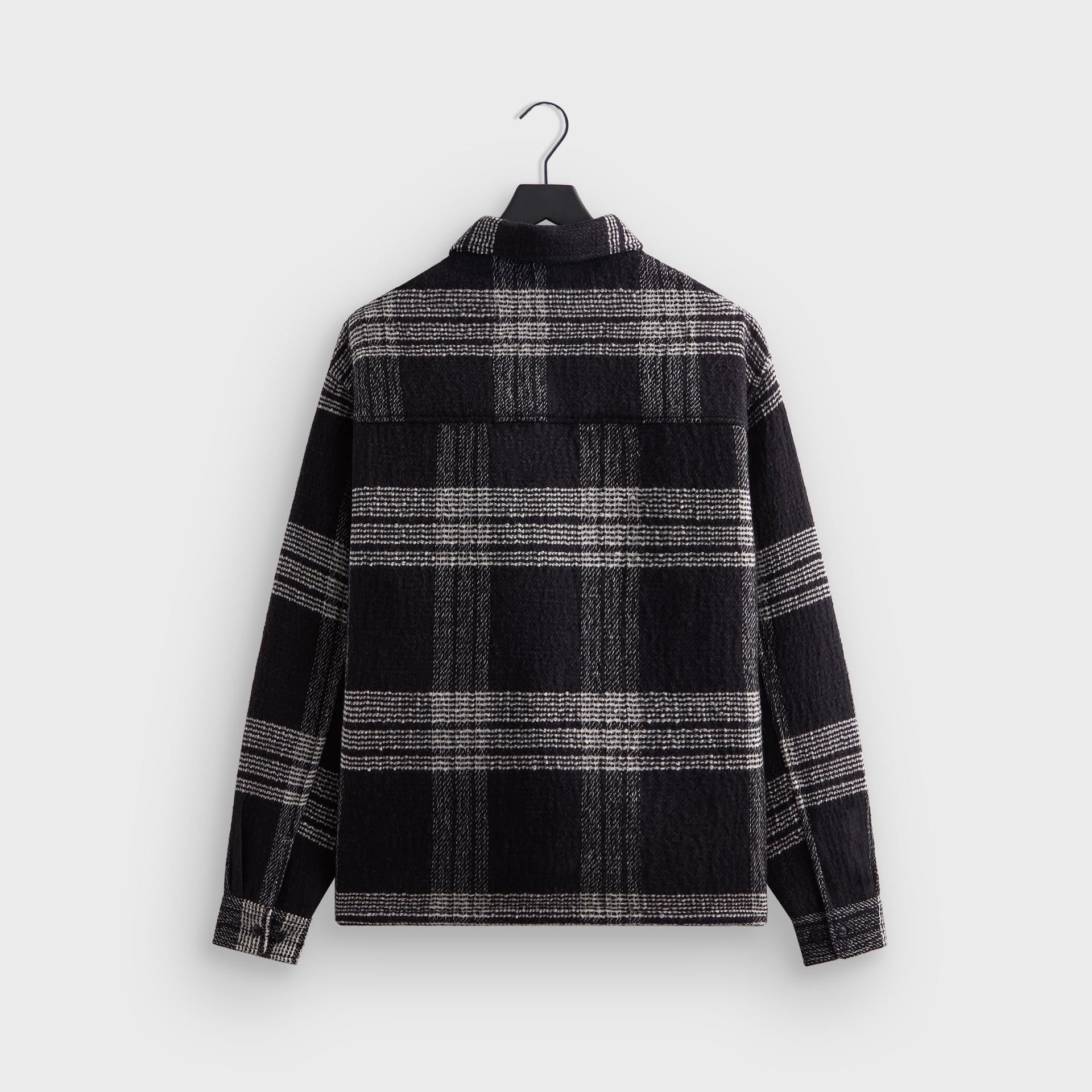 Kith Textured Plaid Isaiah Buttondown - Black