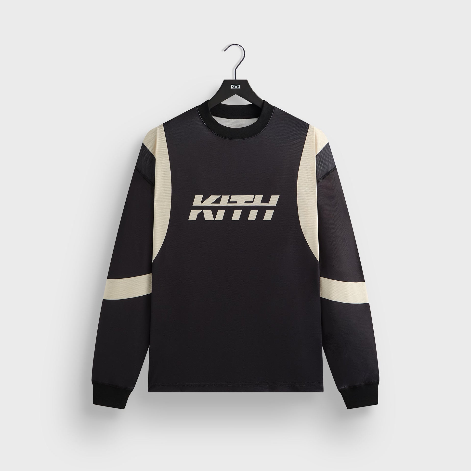 Kith Moto Racer Long Sleeve Leonard Tee - Black