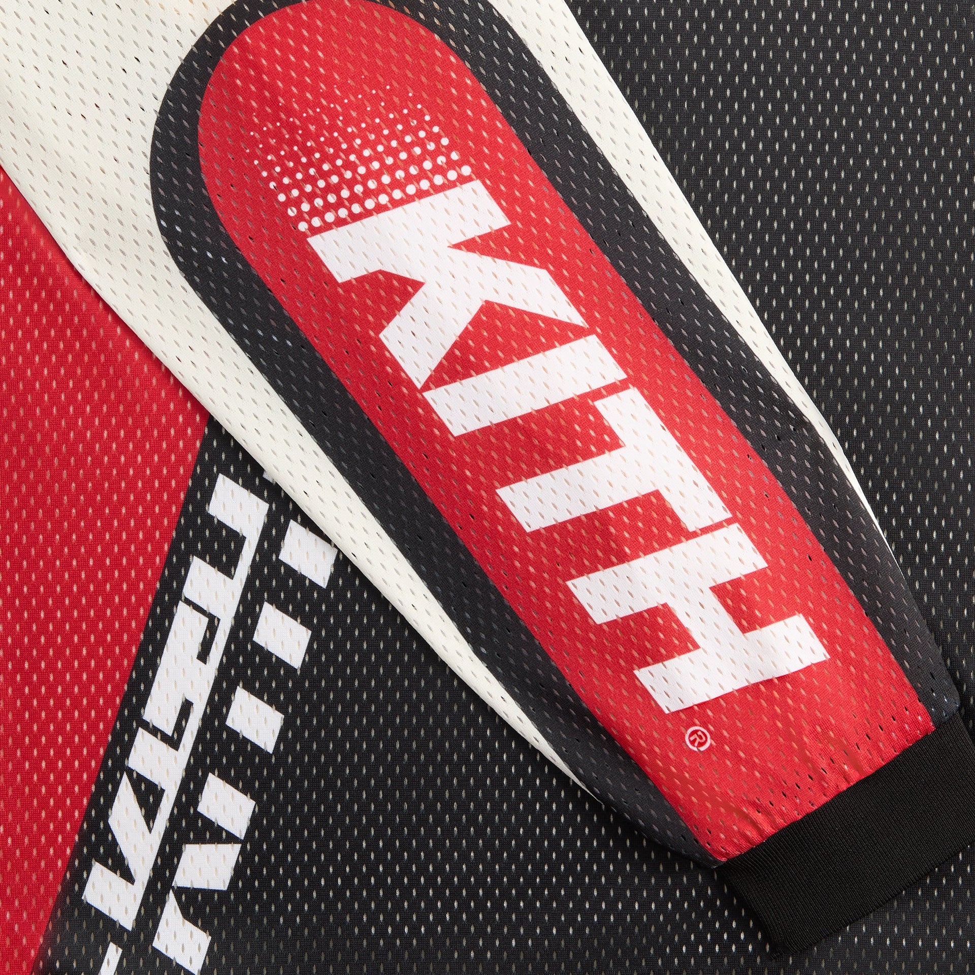 Kith Moto Mesh Long Sleeve Donovan Tee - Black