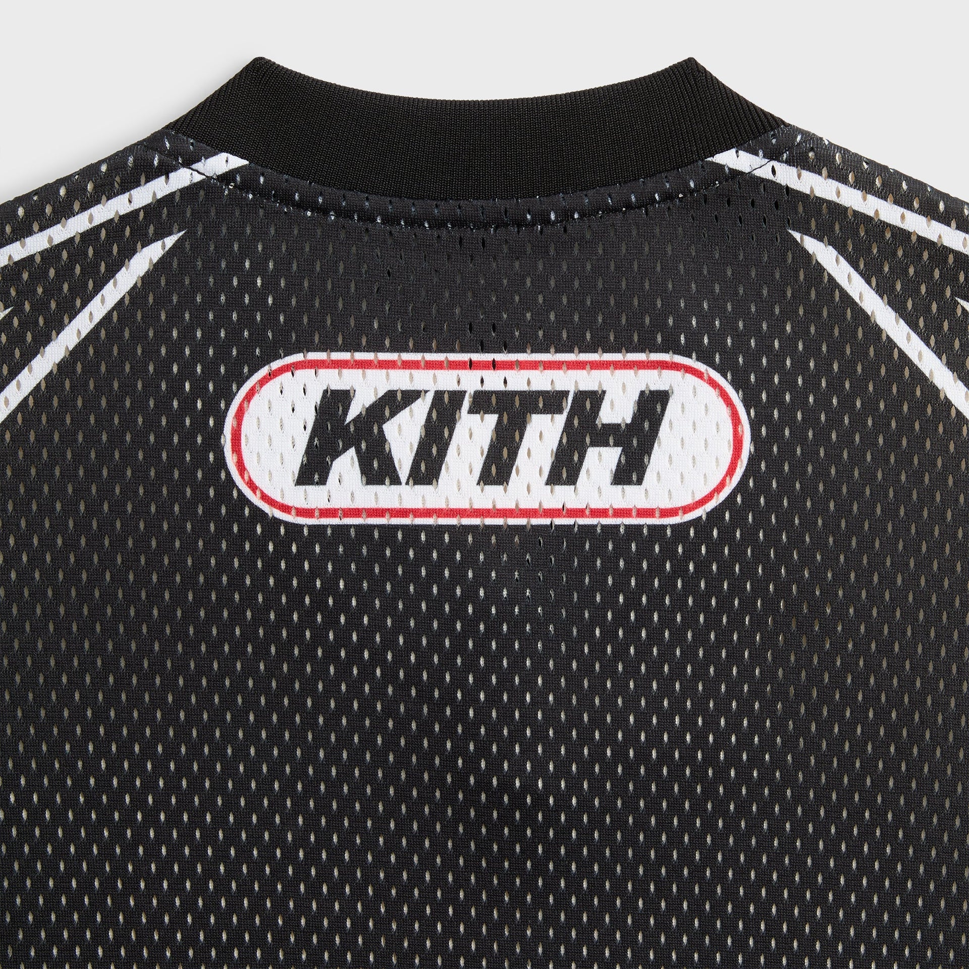 Kith Moto Mesh Long Sleeve Donovan Tee - Black