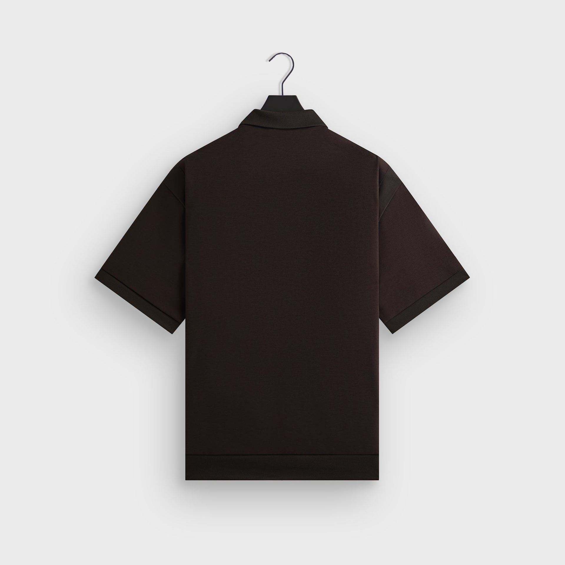 Kith Zip-Front Performance Knit Ethan Polo - Kindling