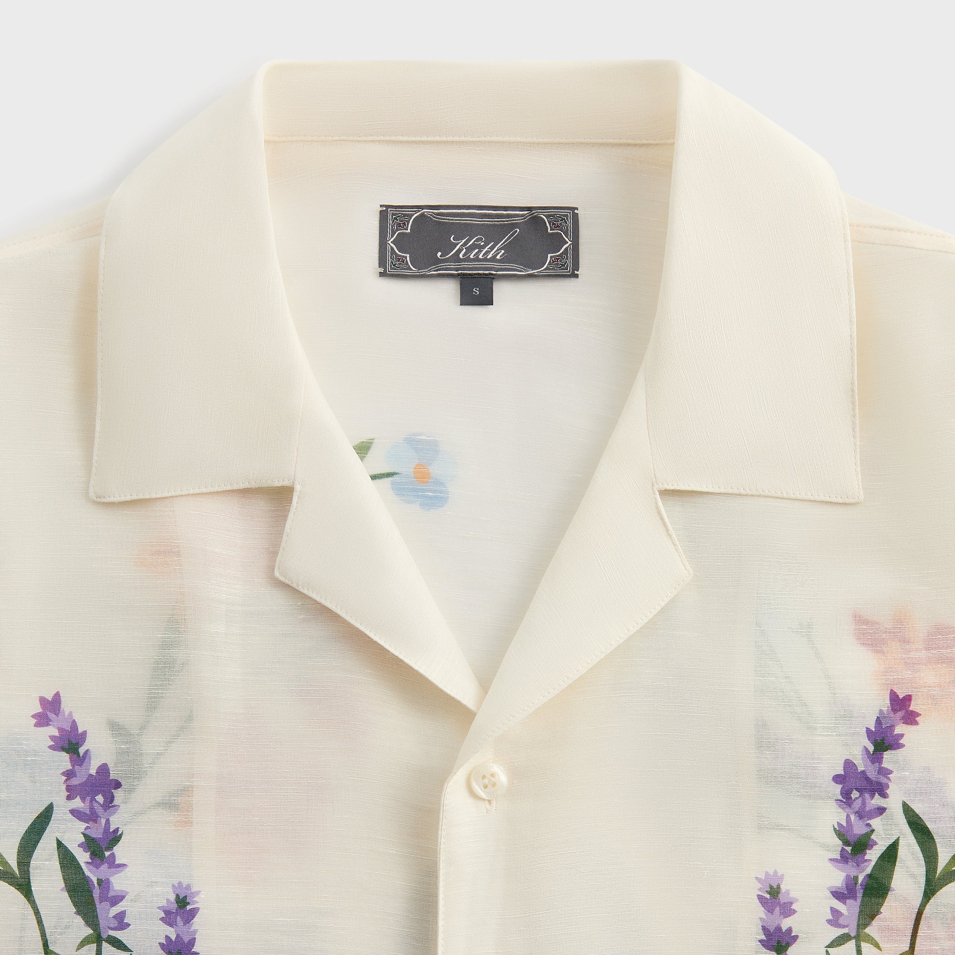 Kith Linen Thompson Camp Collar Shirt - Sandrift