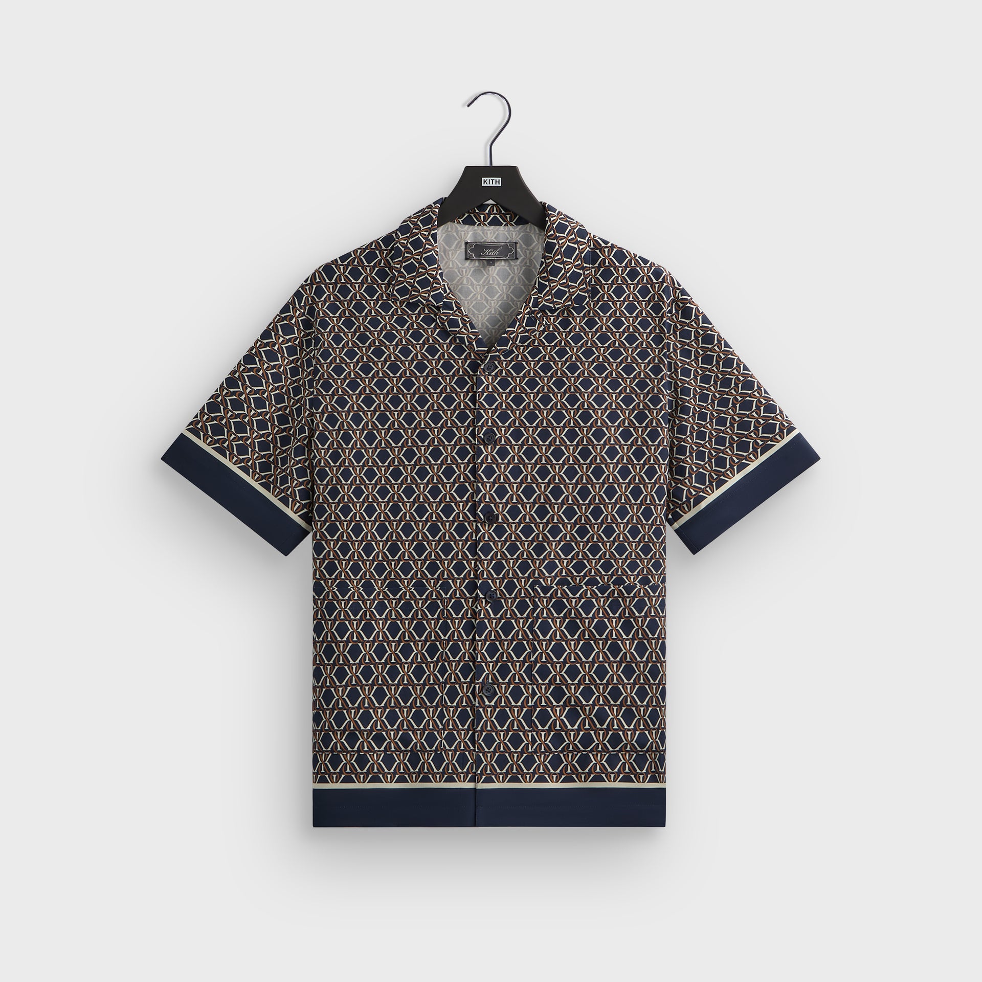 Kith Monogram Crest Reade Shirt - Nocturnal