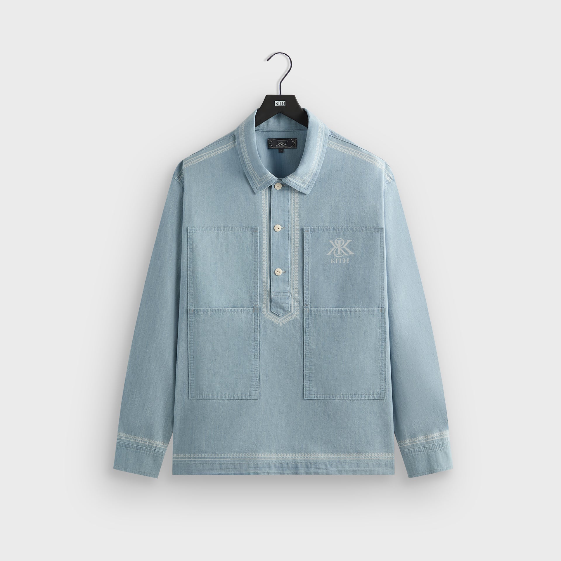 Kith Chambray Paterson Shirt - Light Indigo