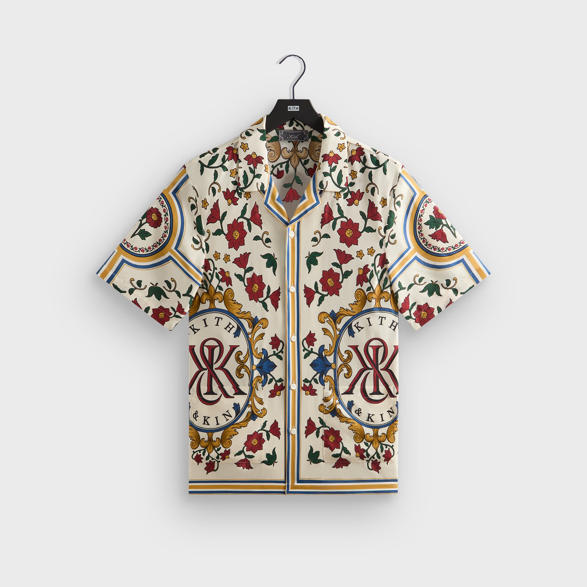 Kith Silk Thompson Camp Collar Shirt - Sandrift