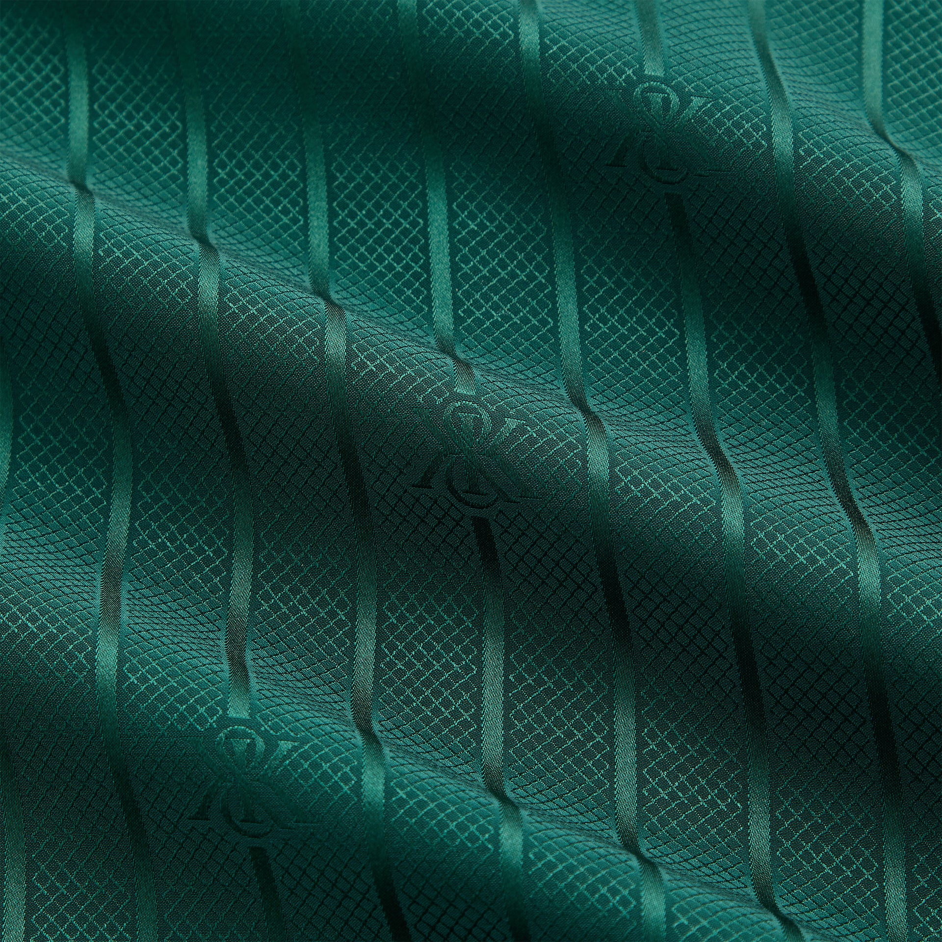 Kith Crest Logo Boxy Collared Overshirt - Fairway