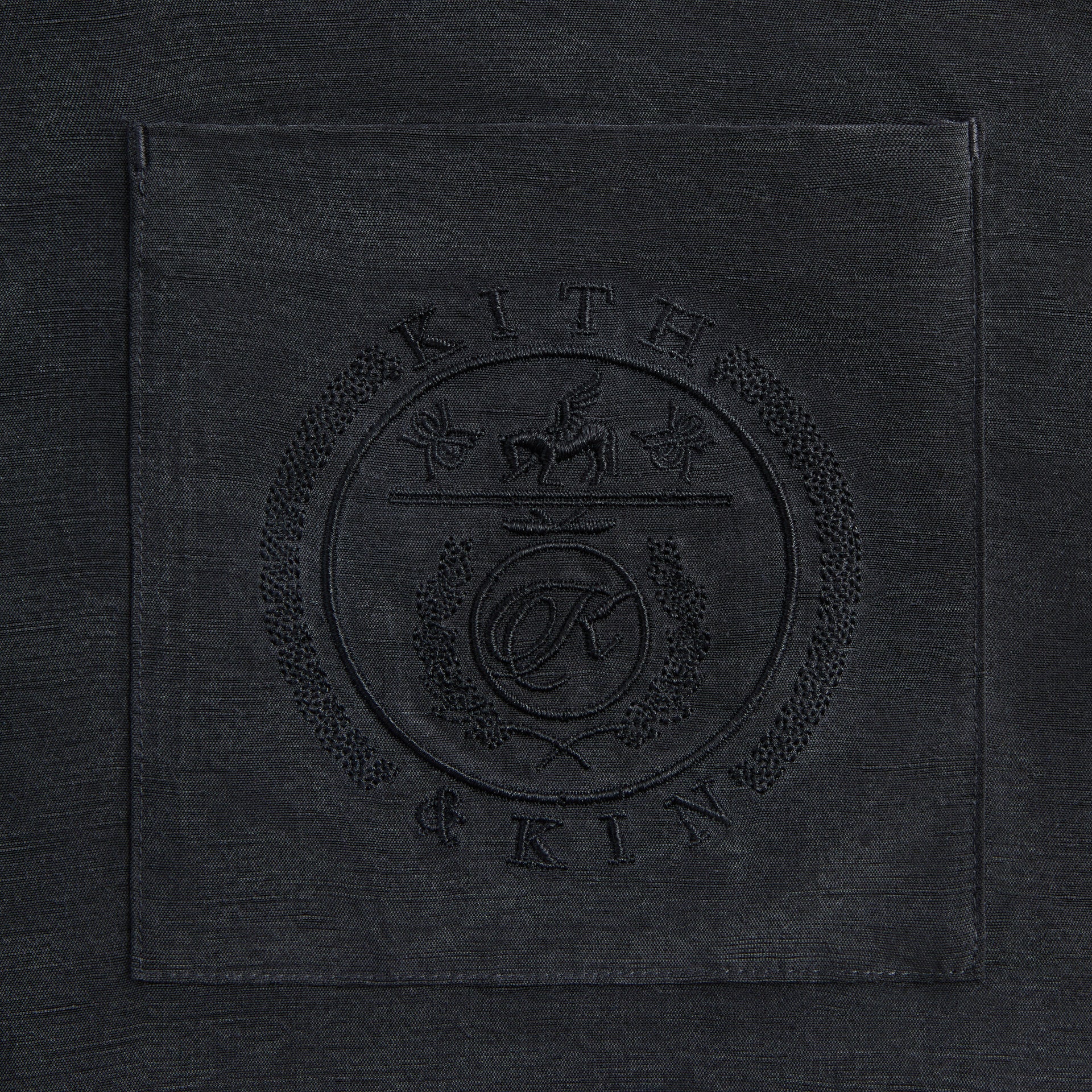 Kith Adonis Camp Collar Shirt - Black