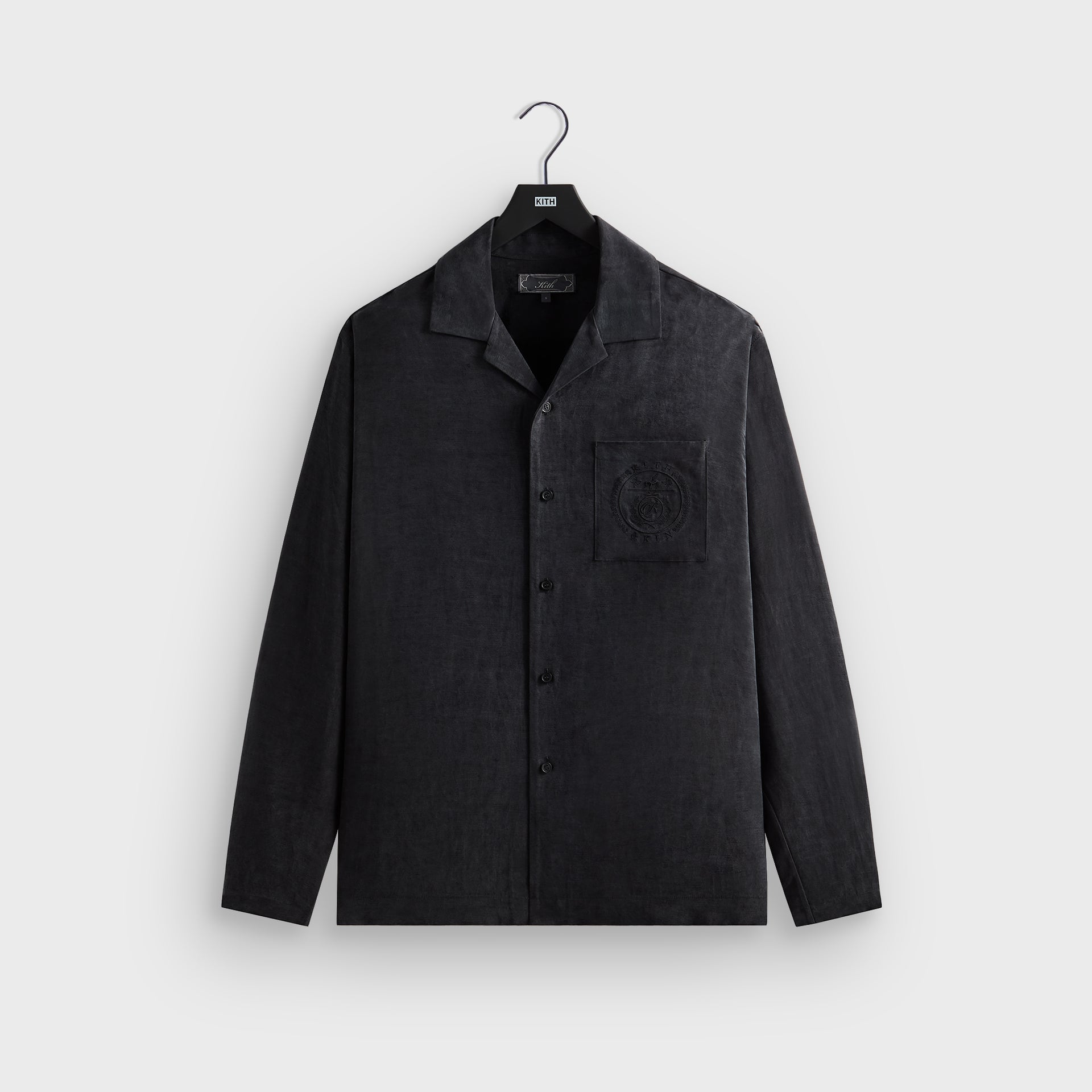 Kith Adonis Camp Collar Shirt - Black
