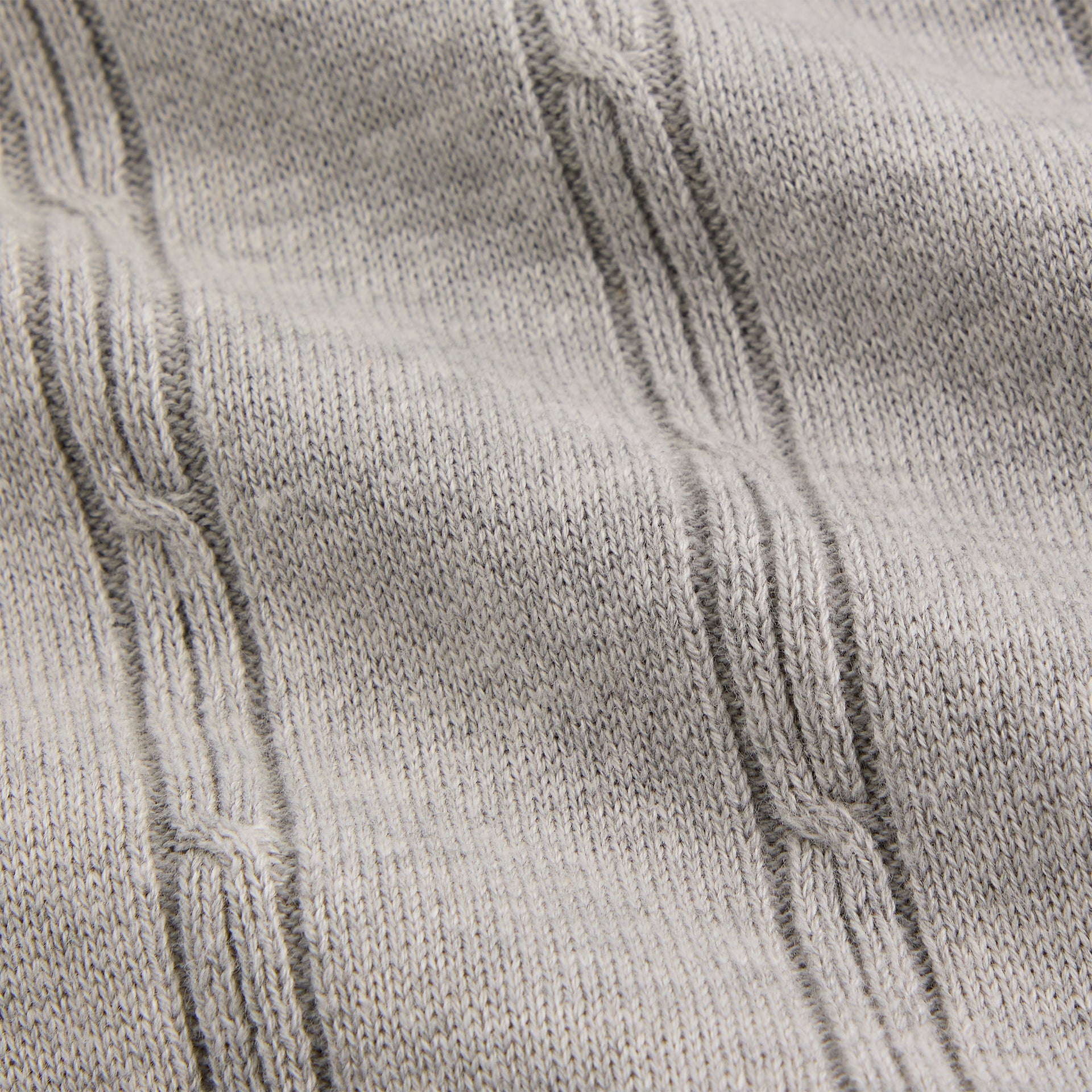 Kith Tilden Polo - Light Heather Grey