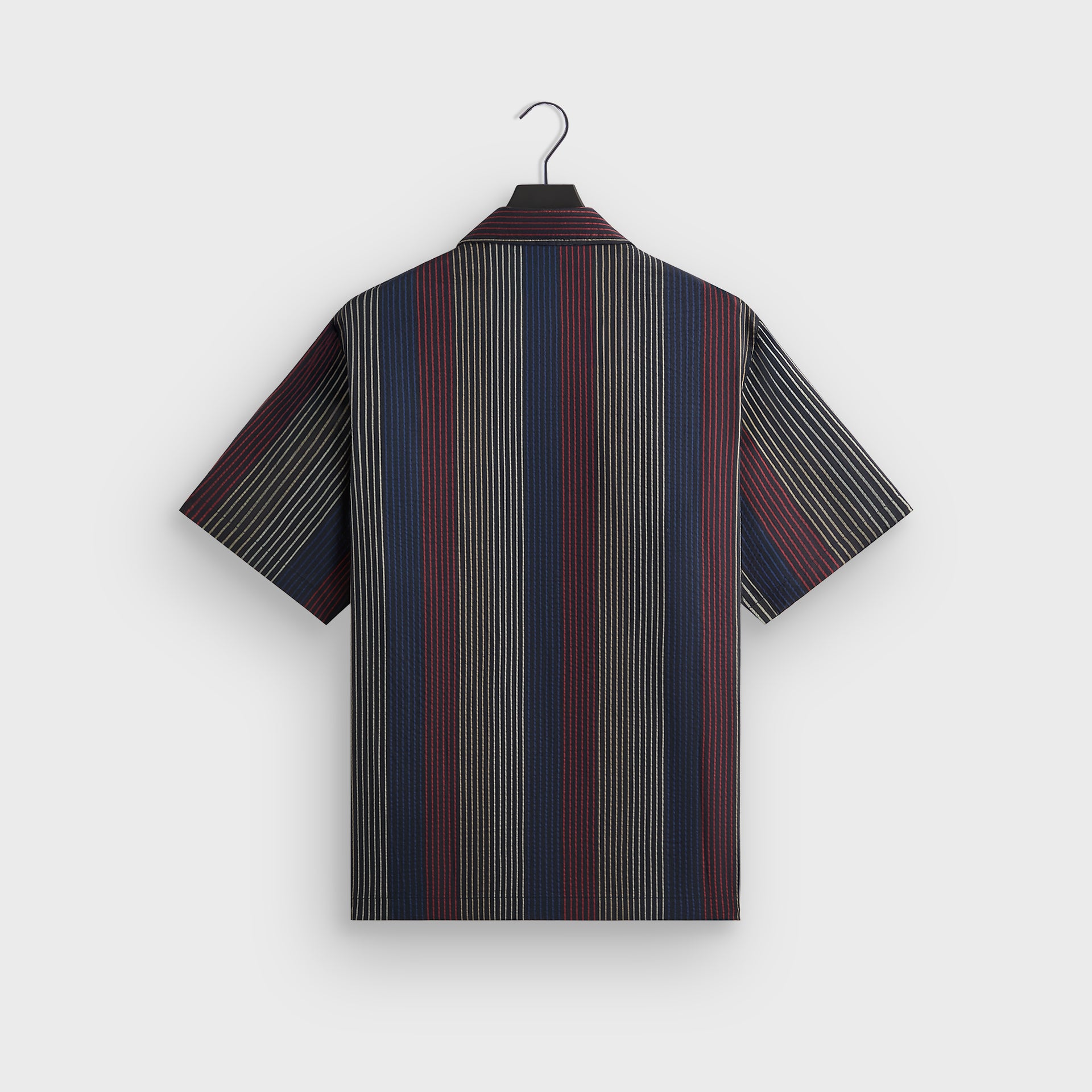 Kith Seersucker Boxy Collared Overshirt - Nocturnal