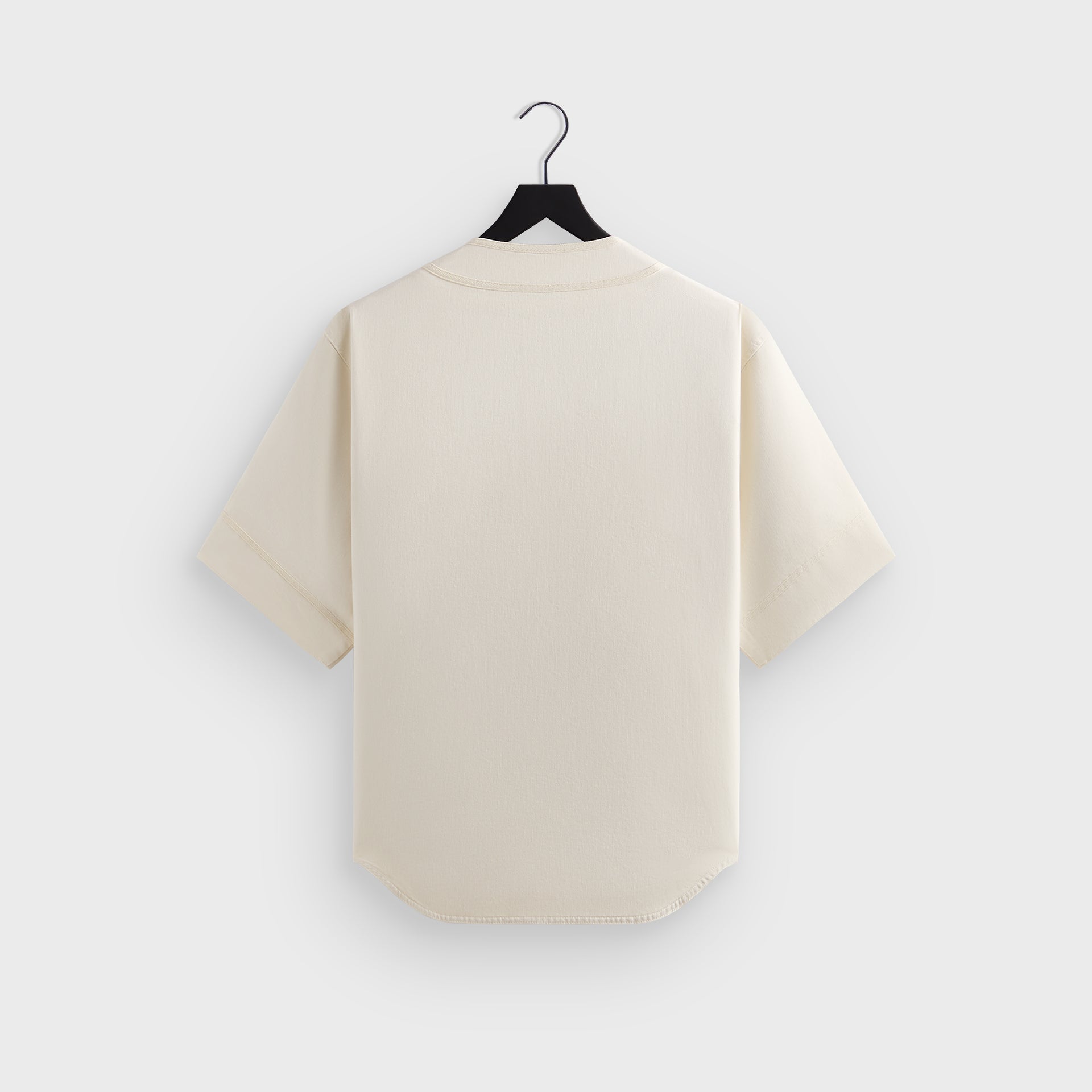 Kith Washed Denim Willis Baseball Shirt - Sandrift