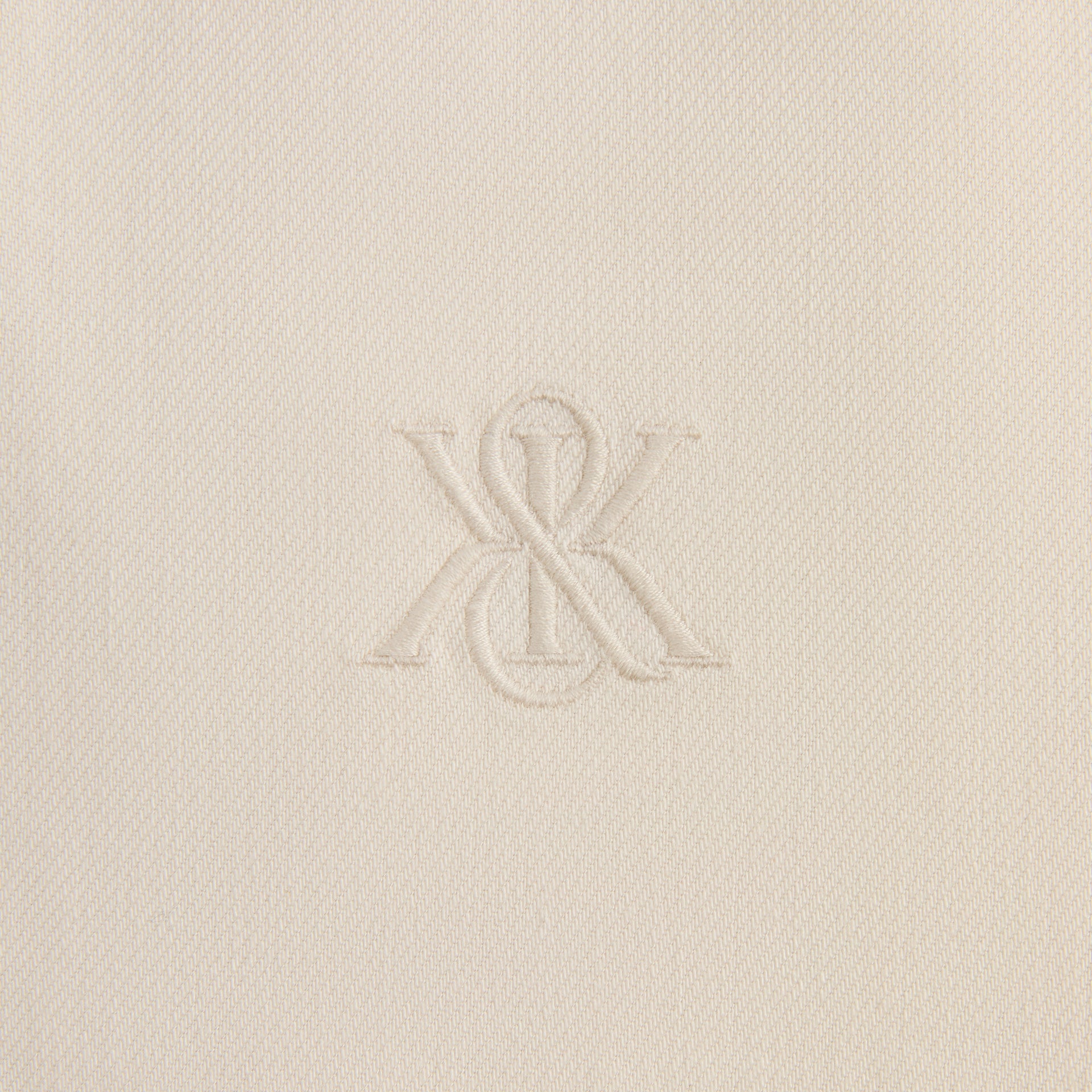 Kith Washed Denim Willis Baseball Shirt - Sandrift