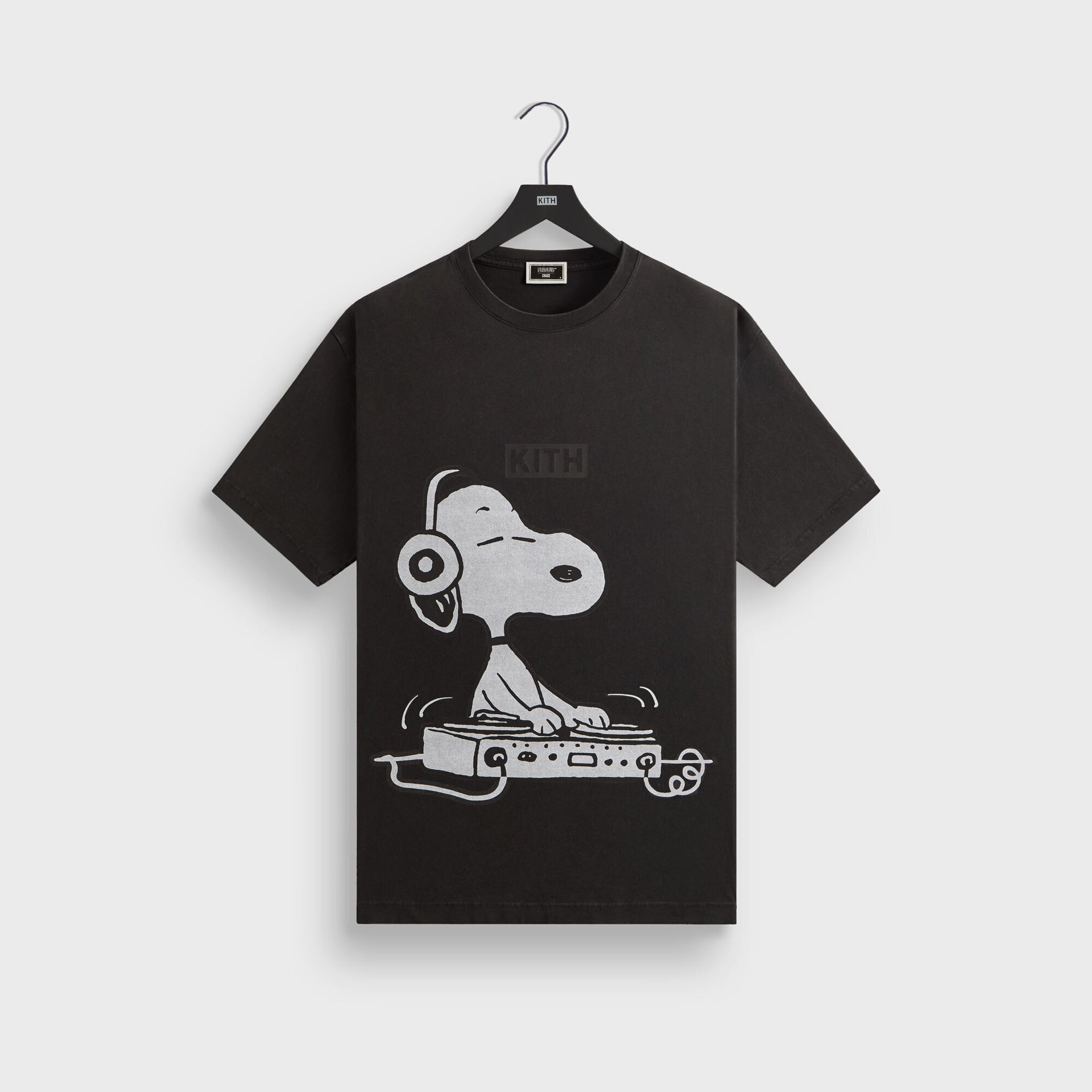 Kith for Peanuts Snoopy DJ Vintage Tee - Black