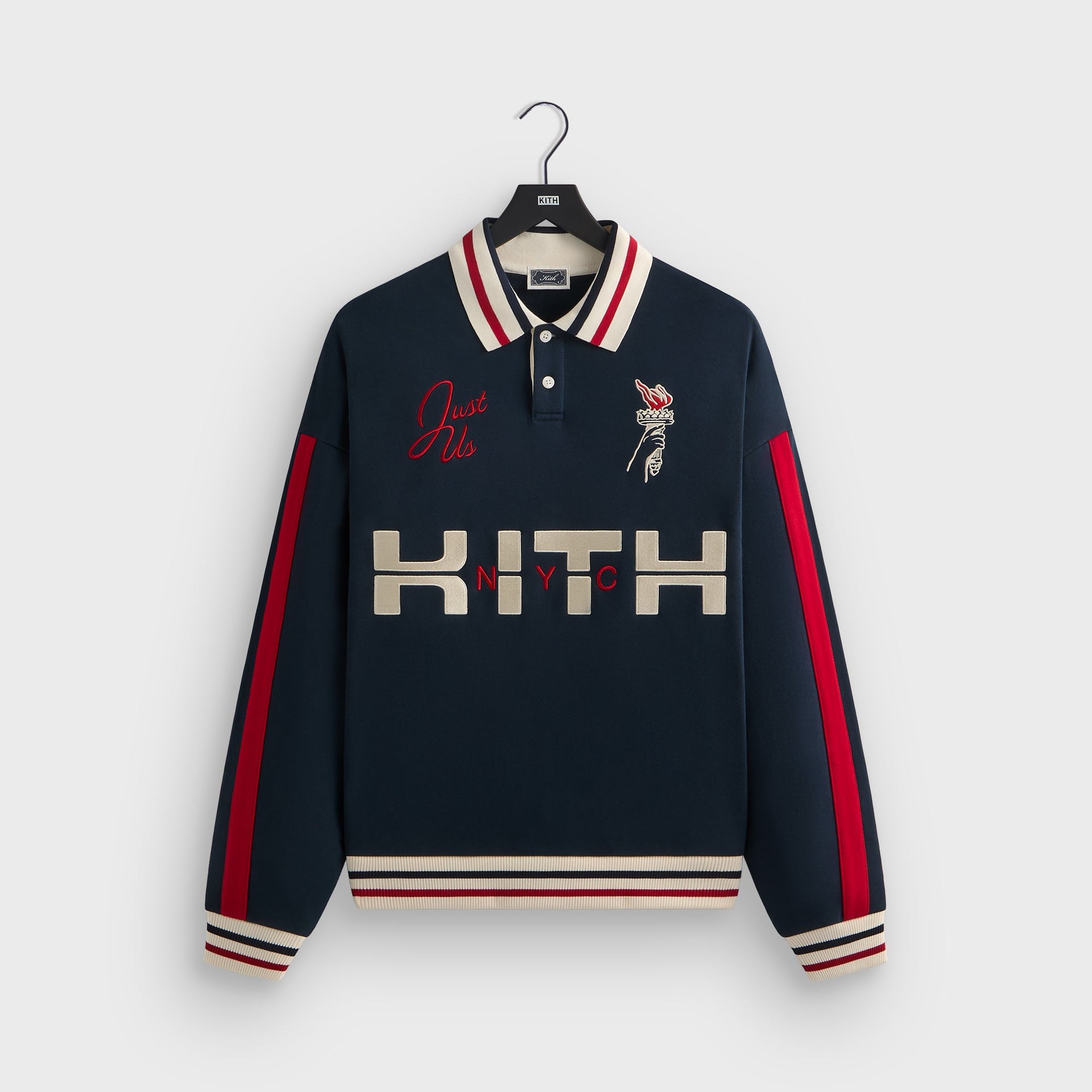 Kith Retro Nelson Collared Pullover - Nocturnal
