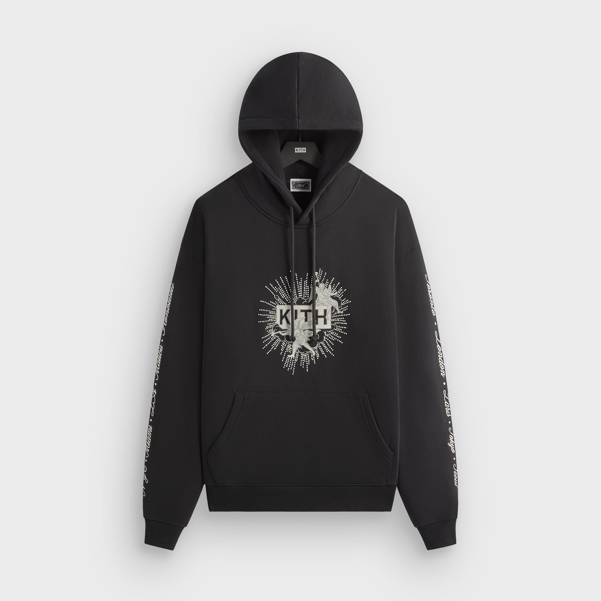 Kith Beaded Angel Nelson Hoodie - Black