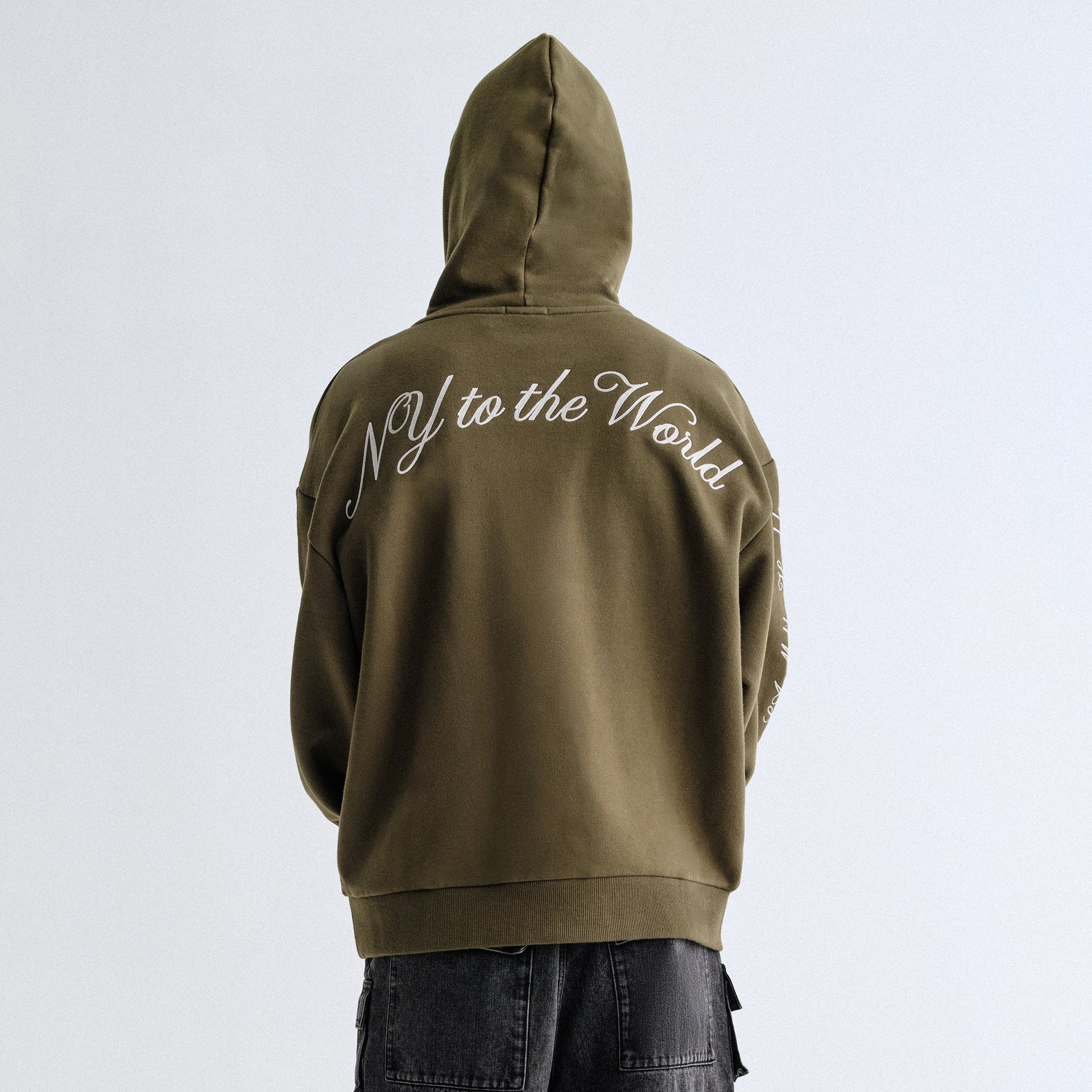 Kith Beaded Angel Nelson Hoodie - Moss