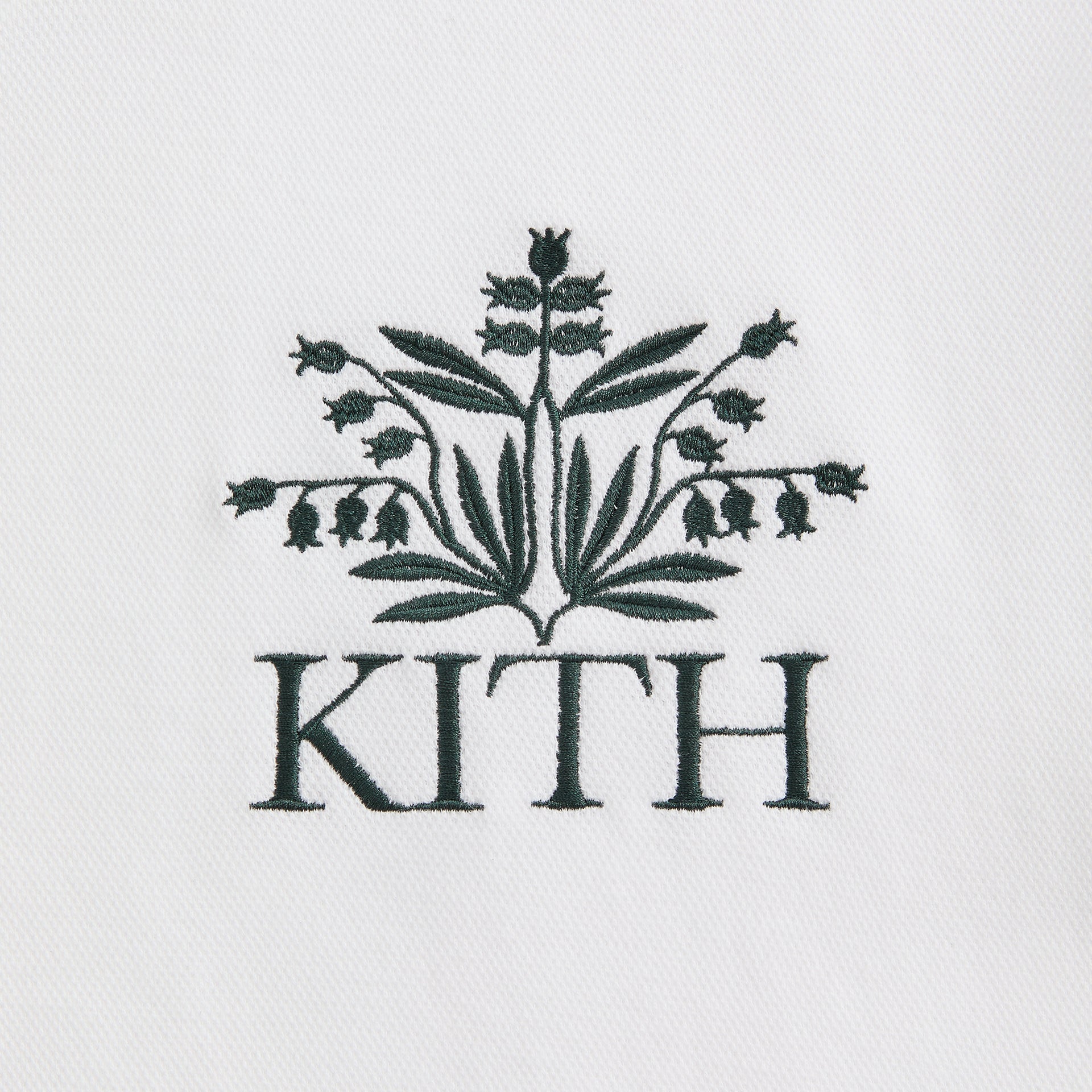 Kith Pique Short Sleeve Tap in Polo - White