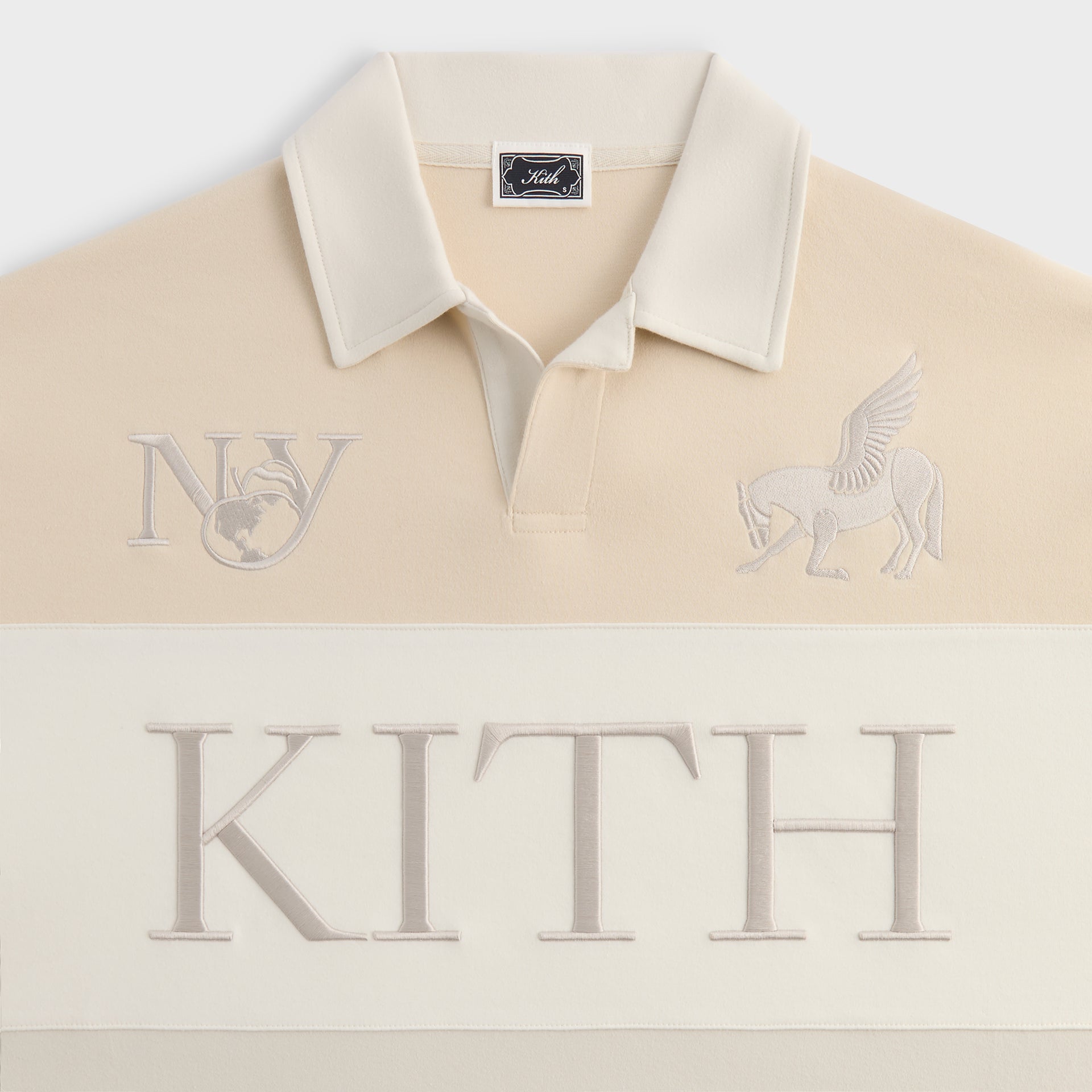 Kith Rugby Nelson Collared Pullover - Veil
