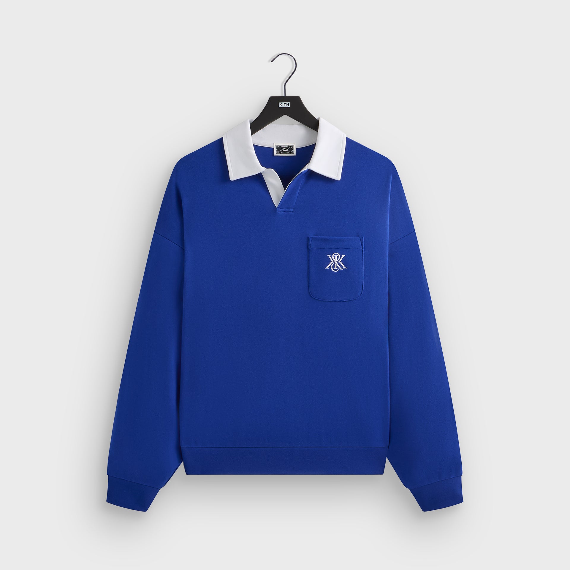 Kith Pegasus Crest Nelson Collared Pullover - Cyclone