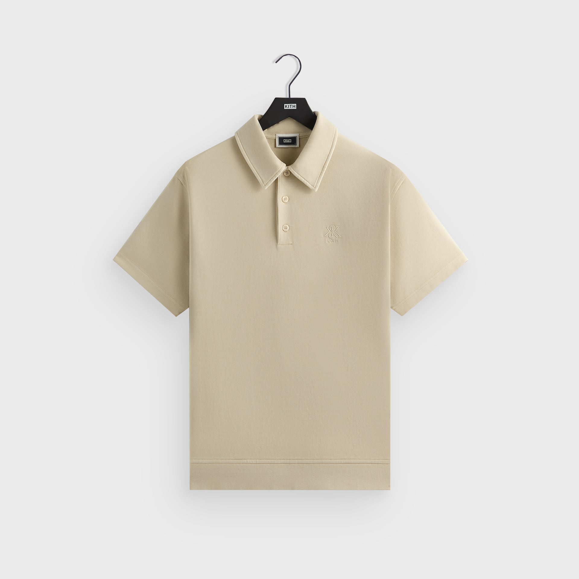 Kith Crystal Wash Interlock Graham Polo - Durum
