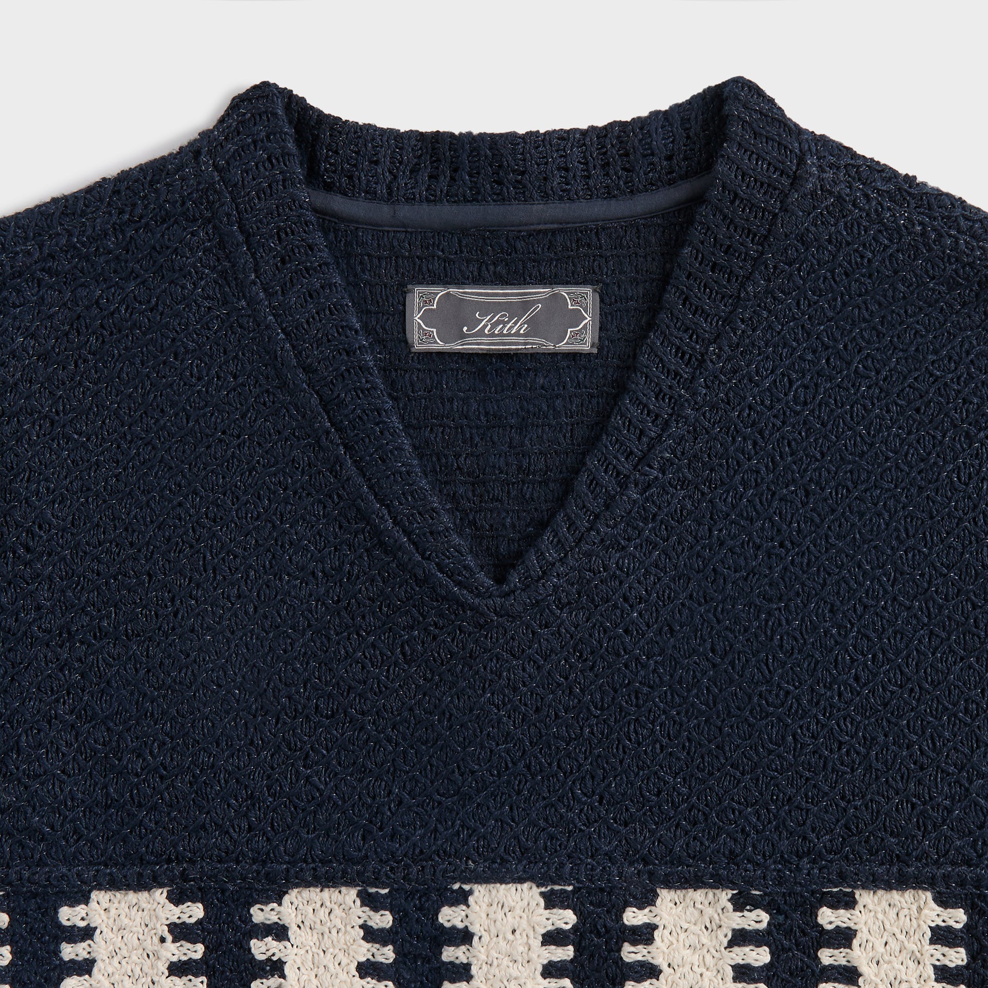 Kith Long Sleeve Crochet Malik Jersey - Nocturnal