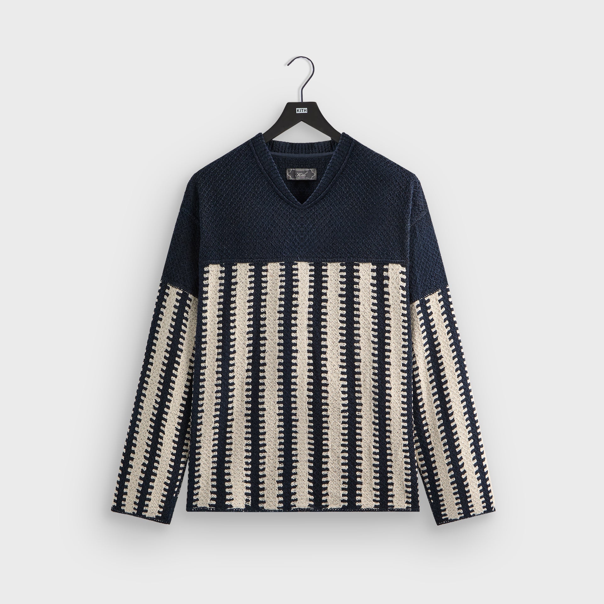 Kith Long Sleeve Crochet Malik Jersey - Nocturnal