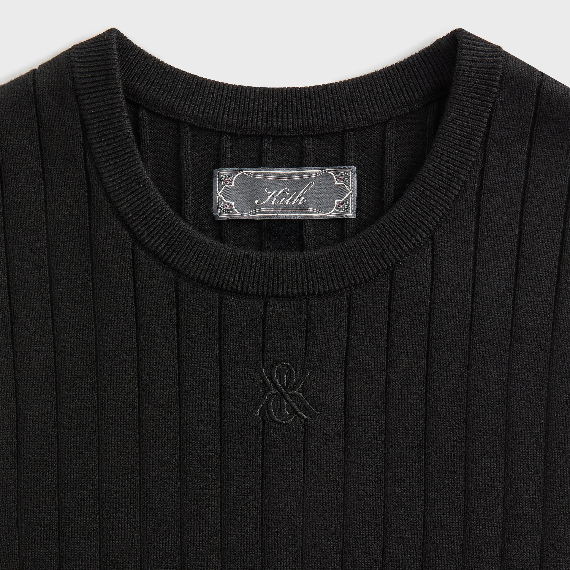 Kith Rhys Knit Stripe Vest - Black