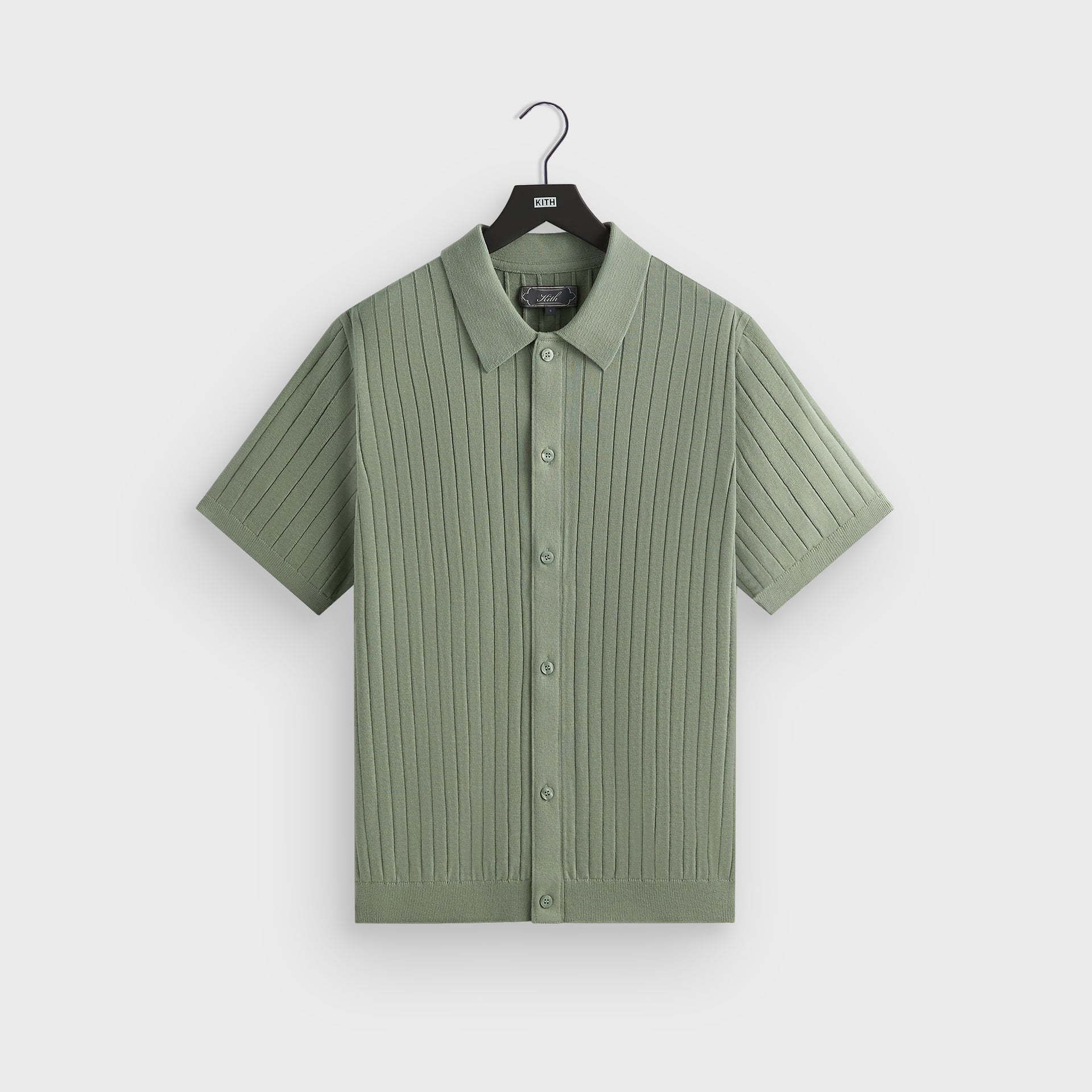 Kith Rhys Knit Stripe Buttondown - Pavilion