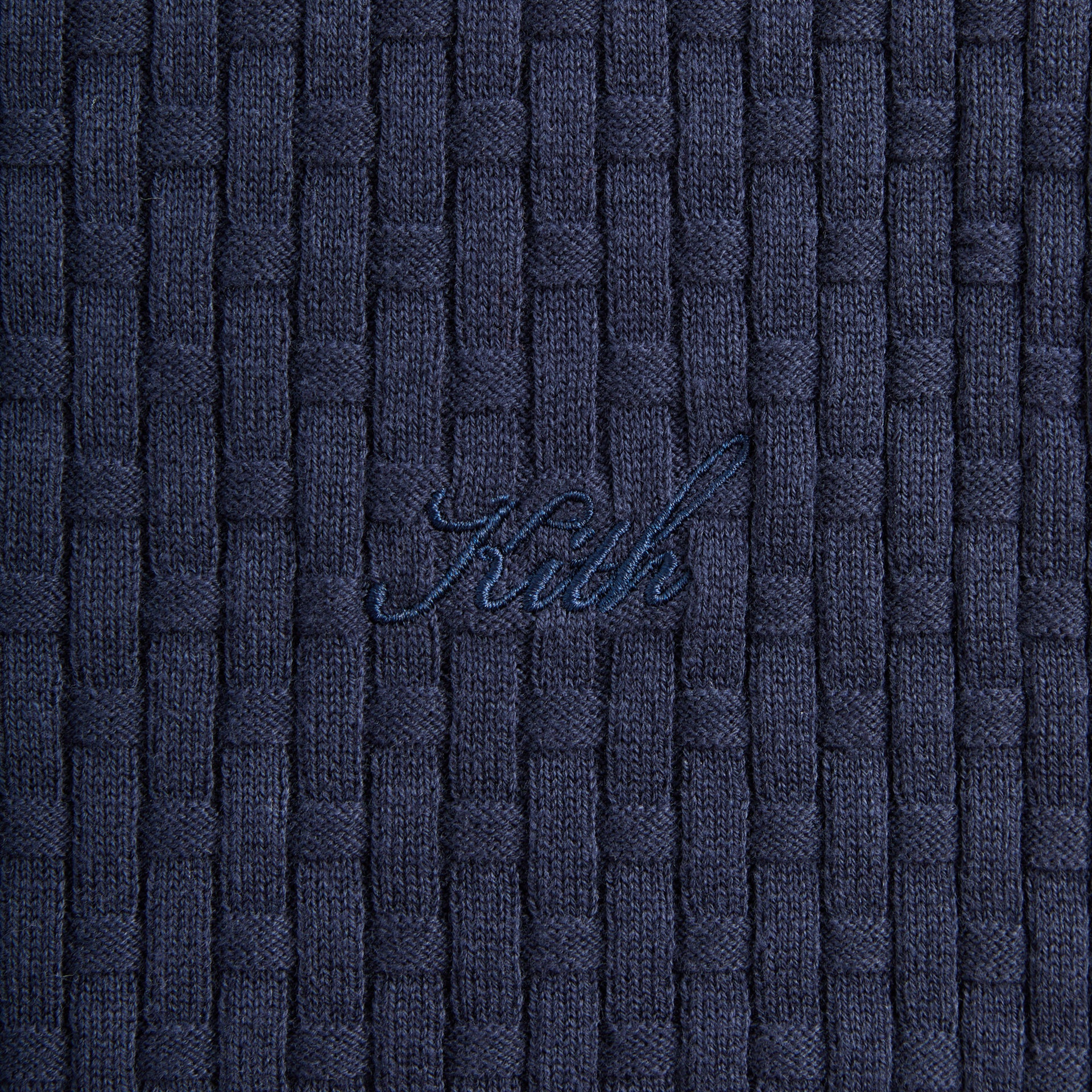 Kith Basketweave Tilden Polo - Nocturnal