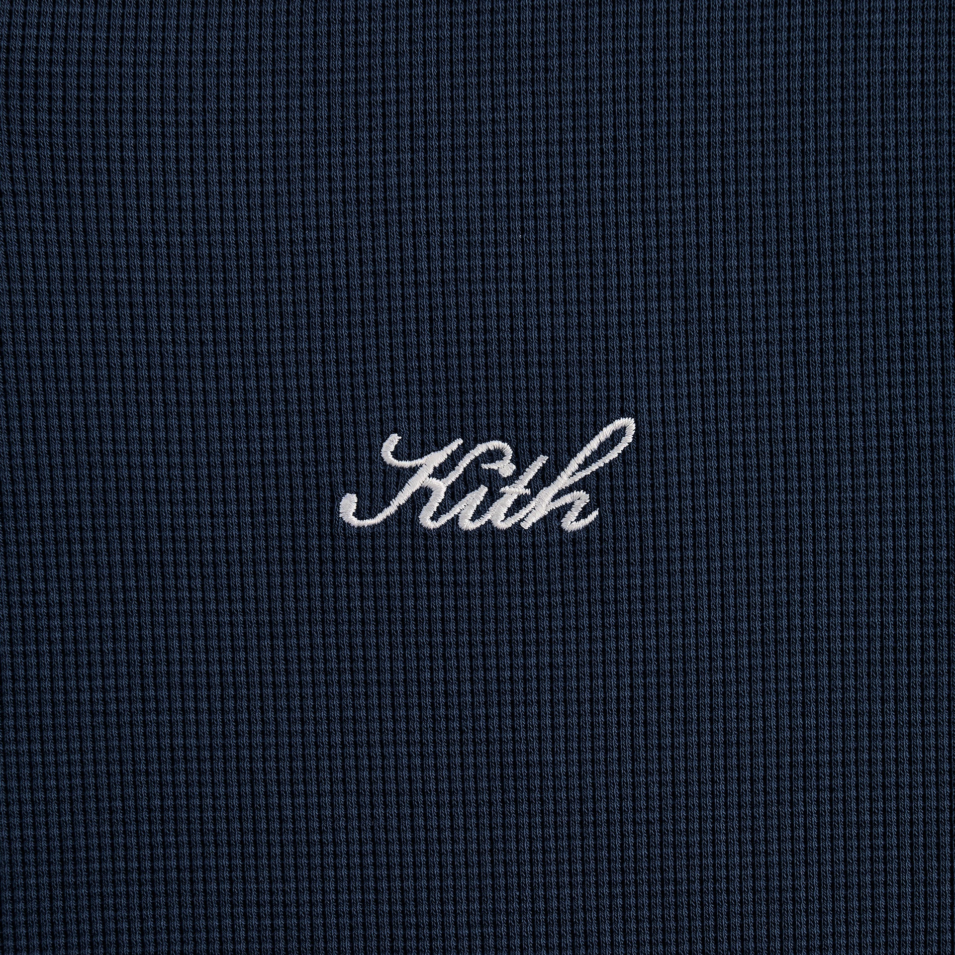 Kith Micro Waffle Drew Polo - Nocturnal