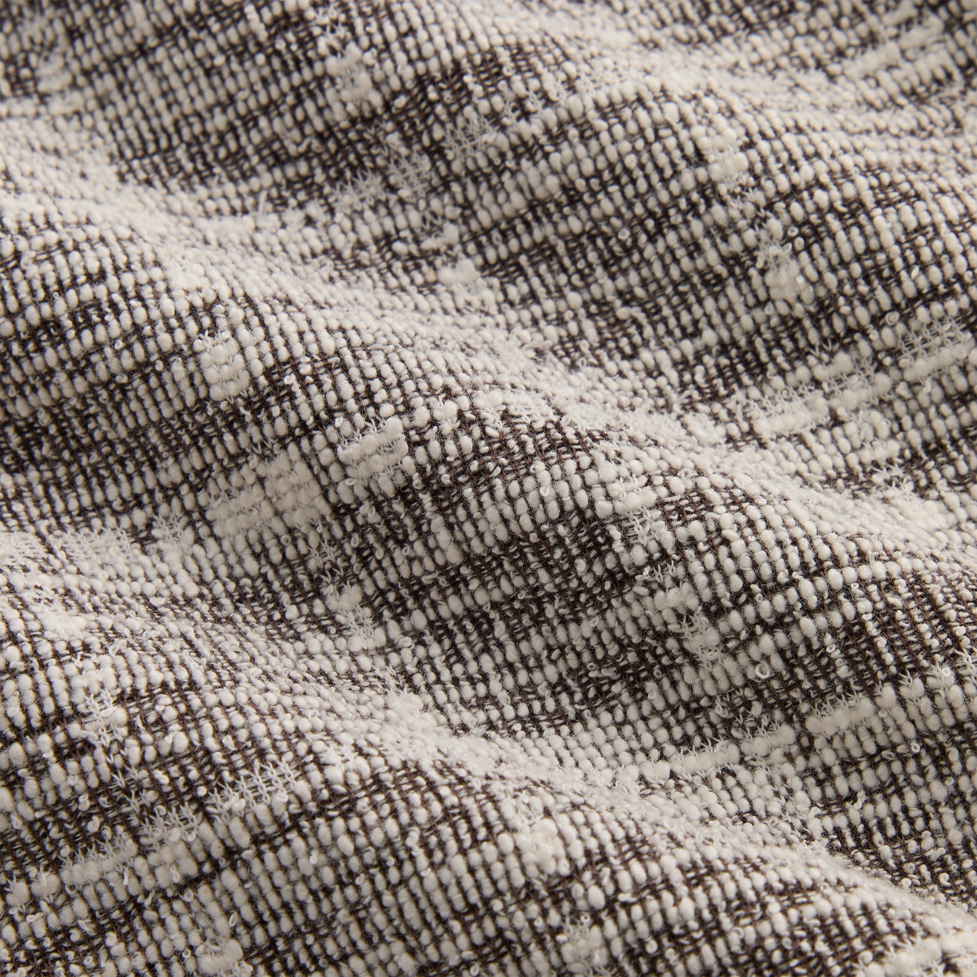 Kith Tweed Short Sleeve Thompson Crossover Shirt - Kindling