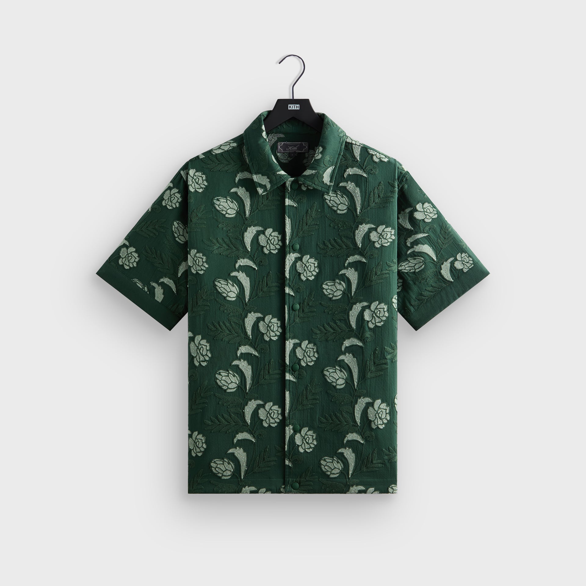 Kith Embroidered Floral Woodpoint Shirt - Vitality