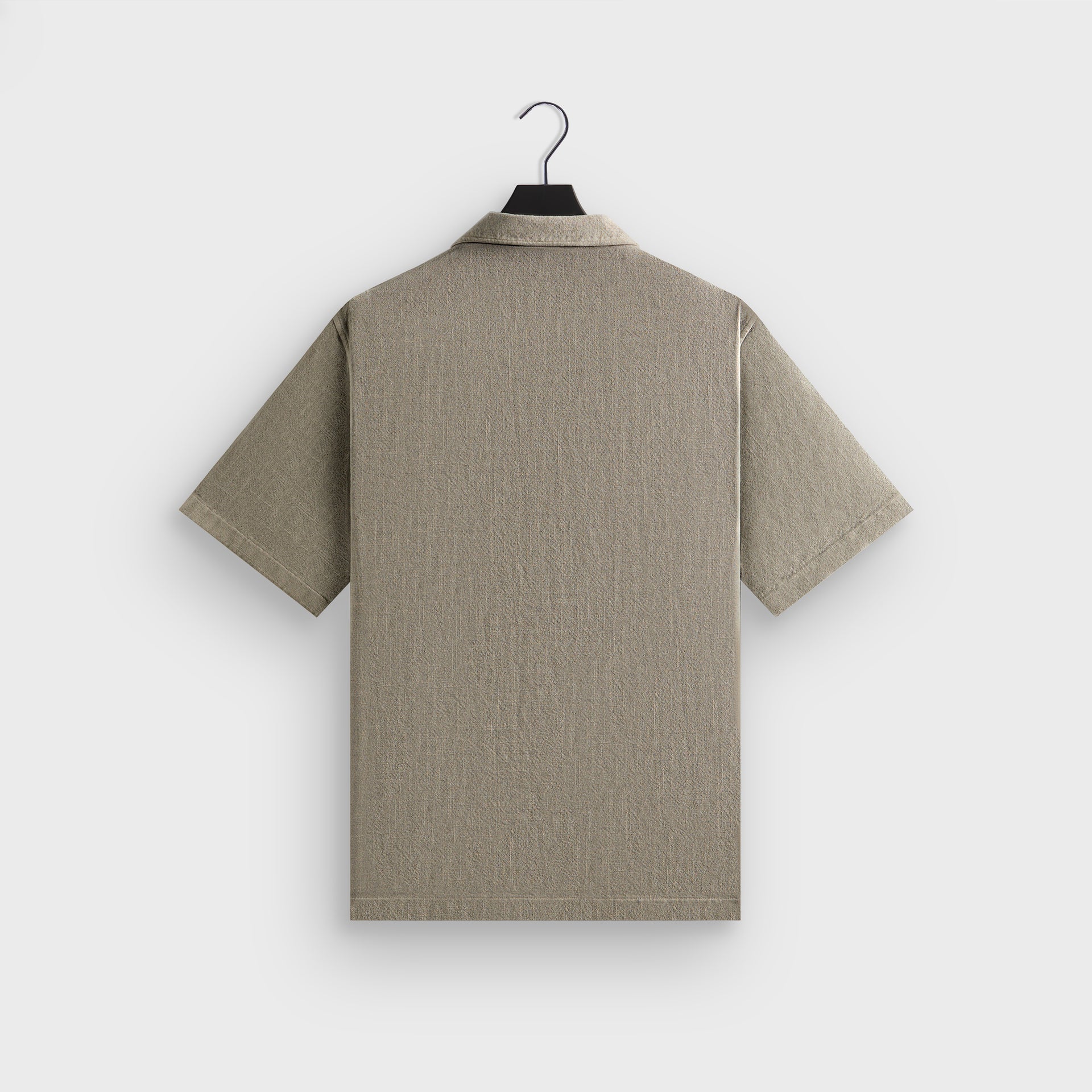 Kith Soft Woven Short Sleeve Boxy Collared Overshirt - Astro