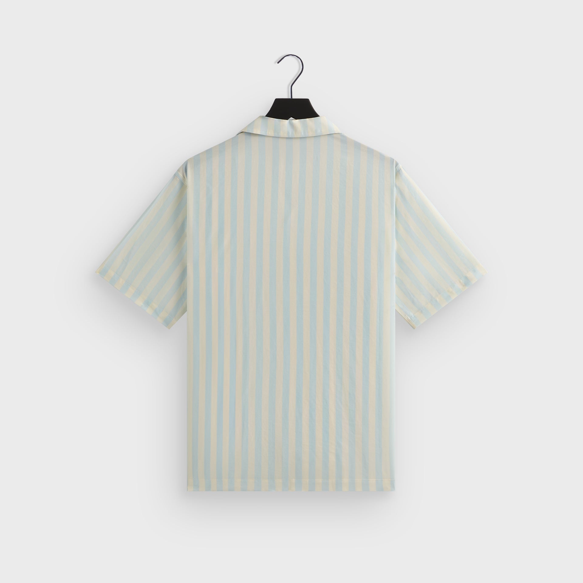 Kith Striped Thompson Camp Collar Shirt - Light Indigo