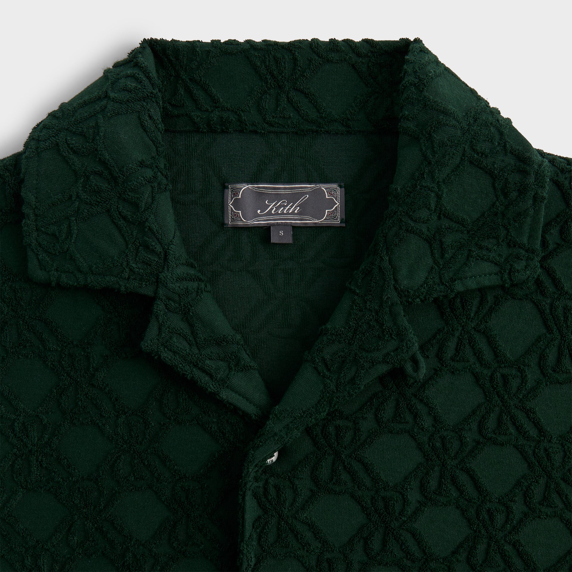 Kith Monogram Terry Thompson Camp Collar Shirt - Stadium