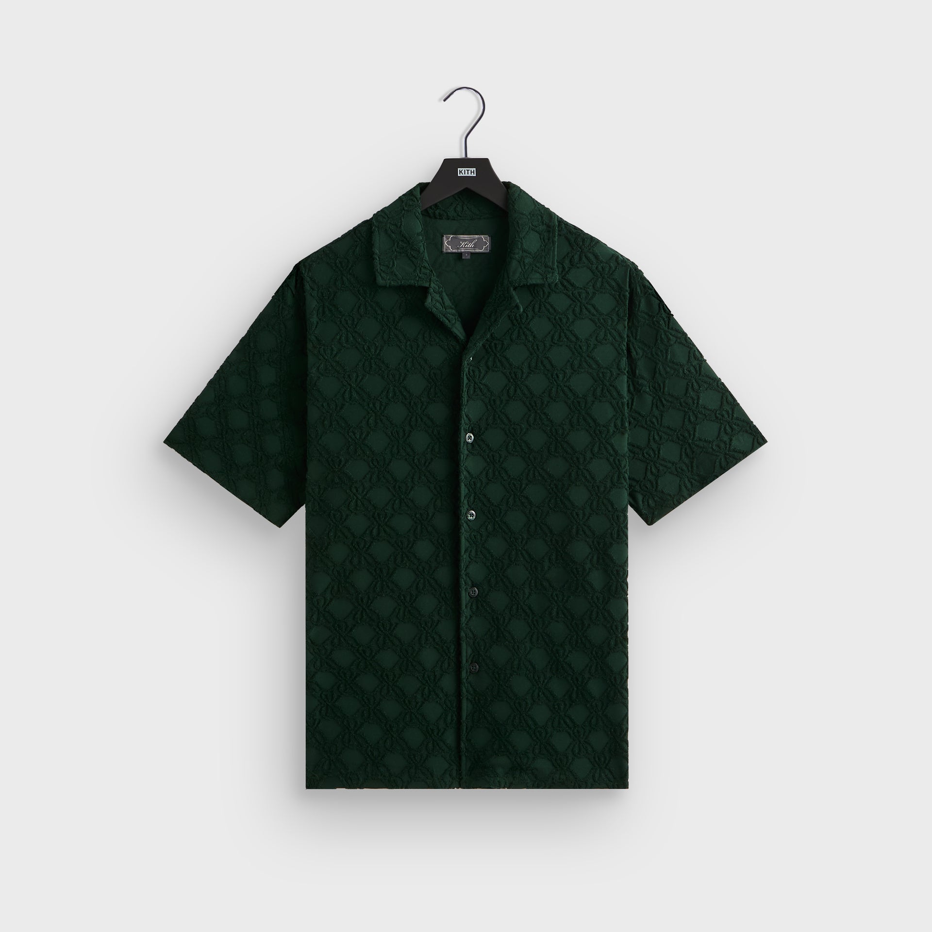 Kith Monogram Terry Thompson Camp Collar Shirt - Stadium