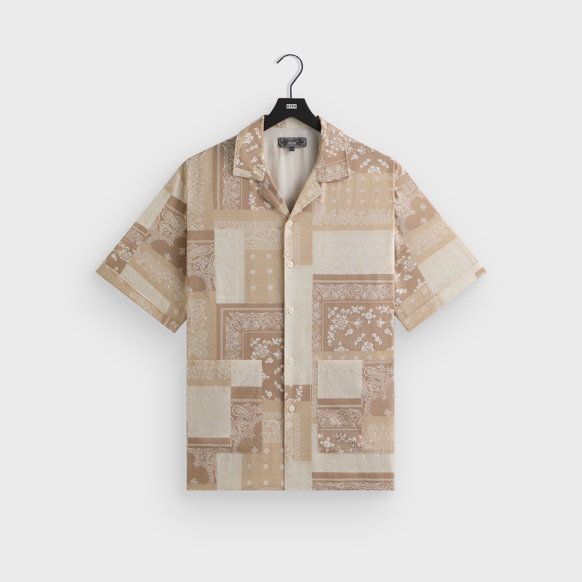 Kith Silk Lyocell Bandana Reade Shirt - Canvas
