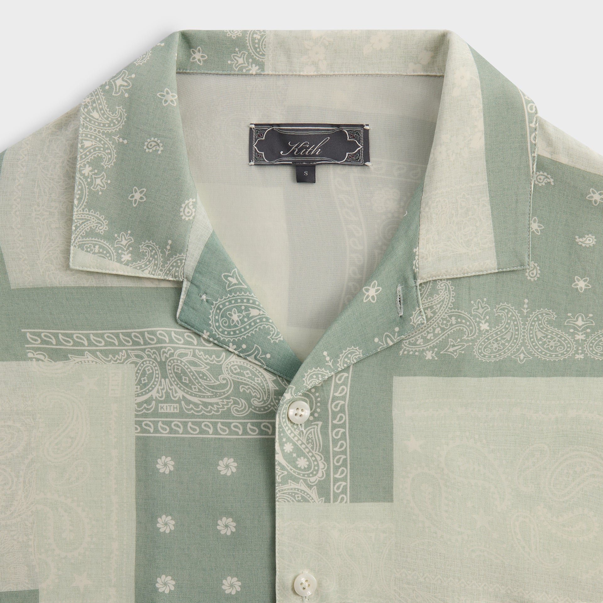 Kith Silk Lyocell Bandana Reade Shirt - Realm