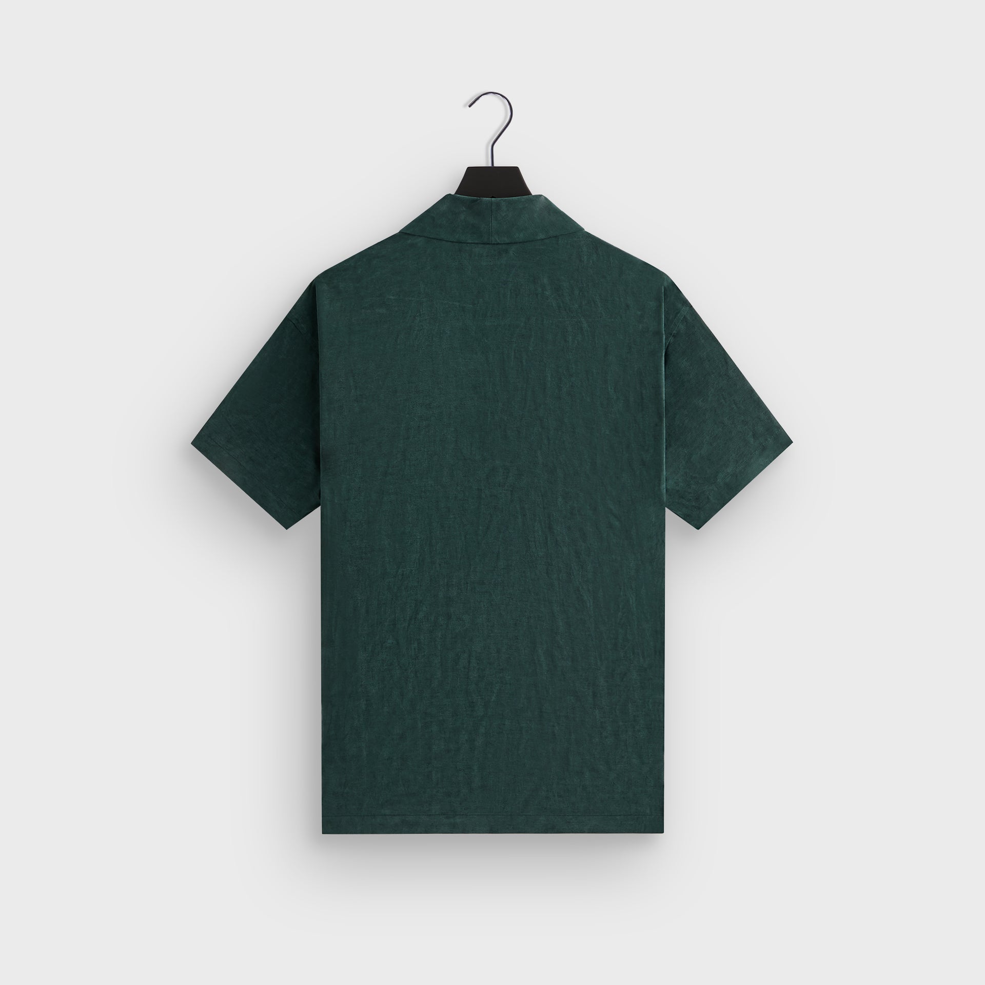 Kith Cupro Linen Short Sleeve Thompson Crossover Shirt - Stadium